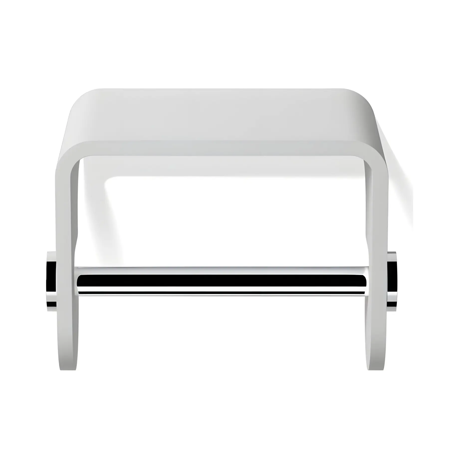 Тримач туалетного паперу з поличкою Stone TPH4 (колір - білий/хром)