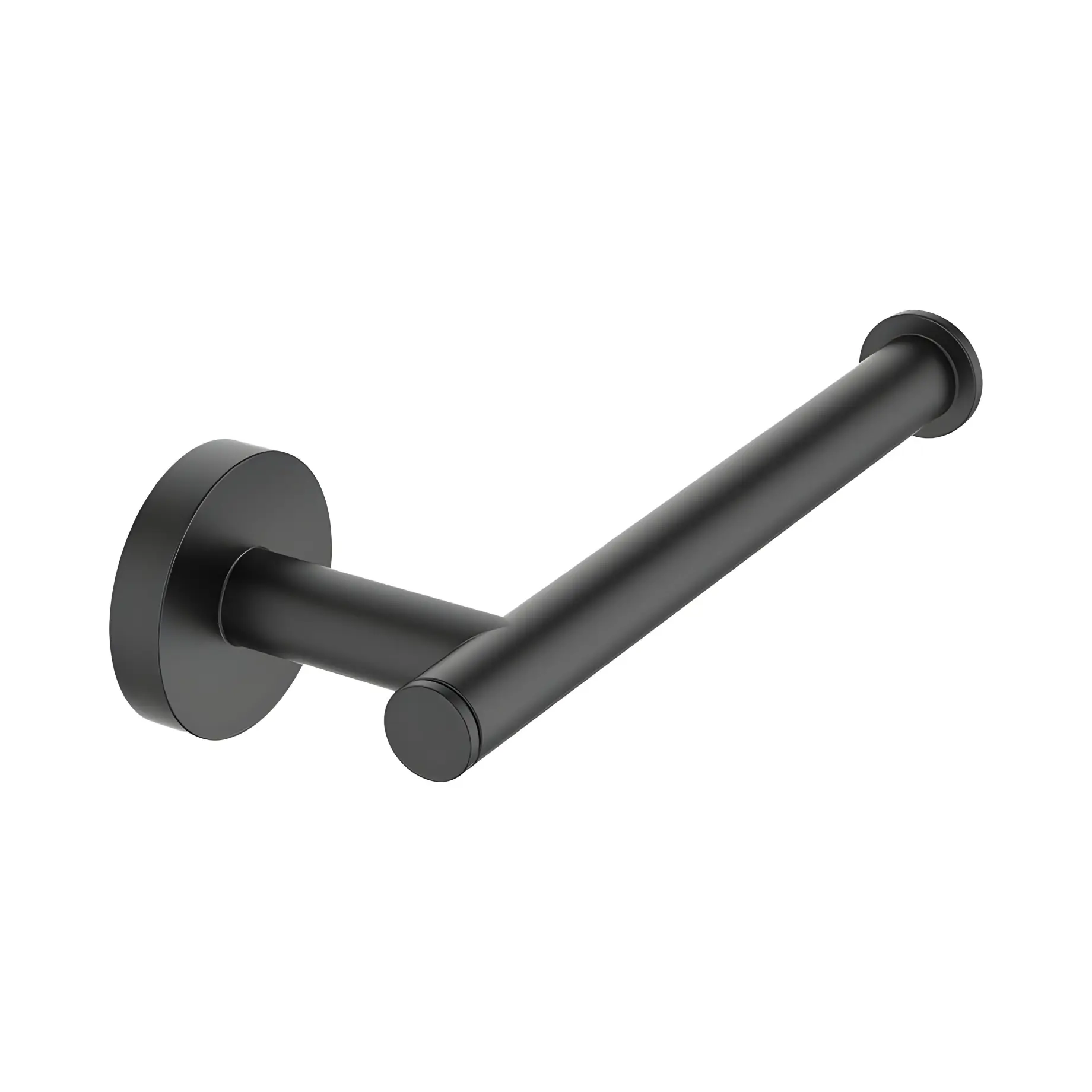 Тримач туалетного паперу без кришки Basic (колір - чорний матовий)