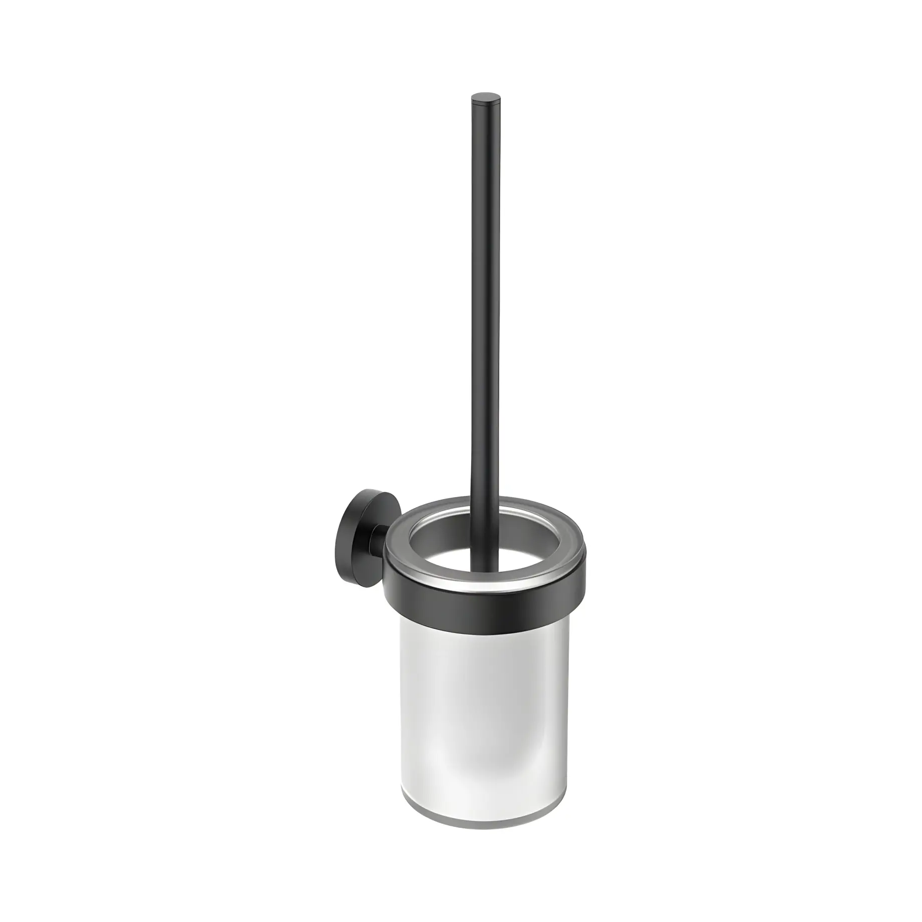 Щітка для унітазу підвісна Basic (колір - чорний матовий)