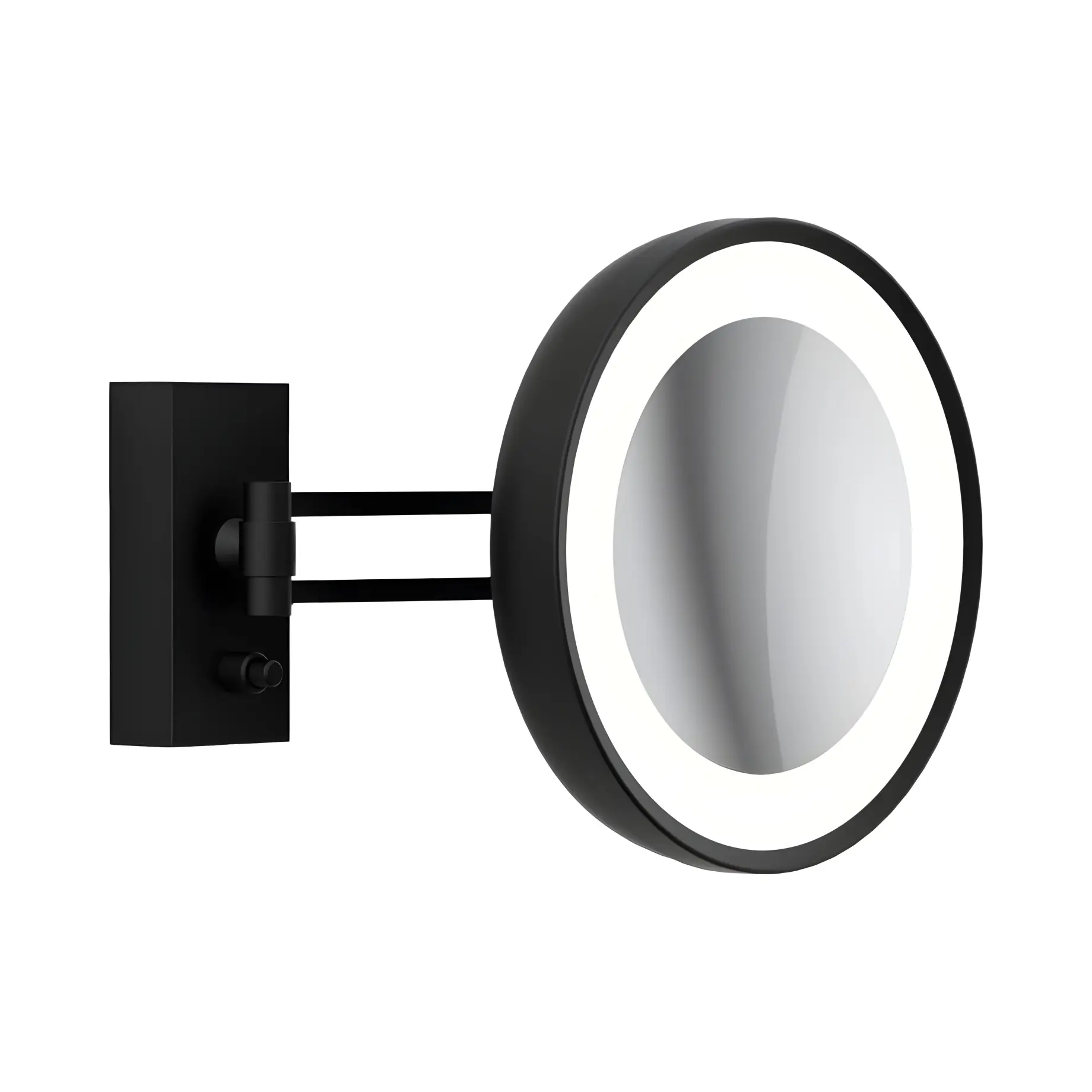 Дзеркало косметичні Corner BS 36 LED 7X, чорний матовий