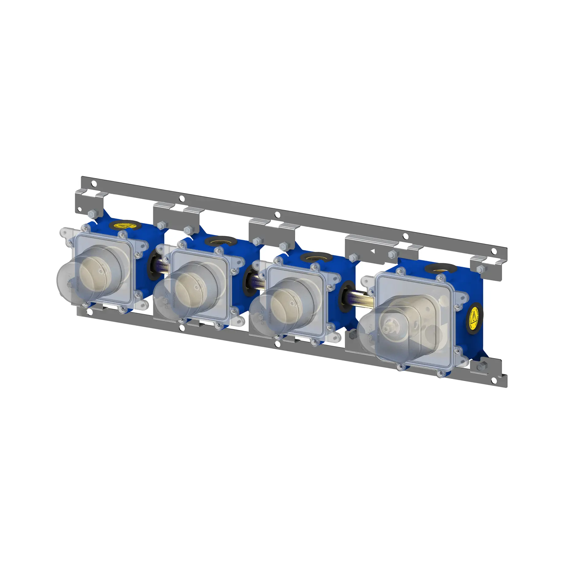 Вбудована частина для термостатичного змішувача для душу та ванни на 3 споживача  Modular Box