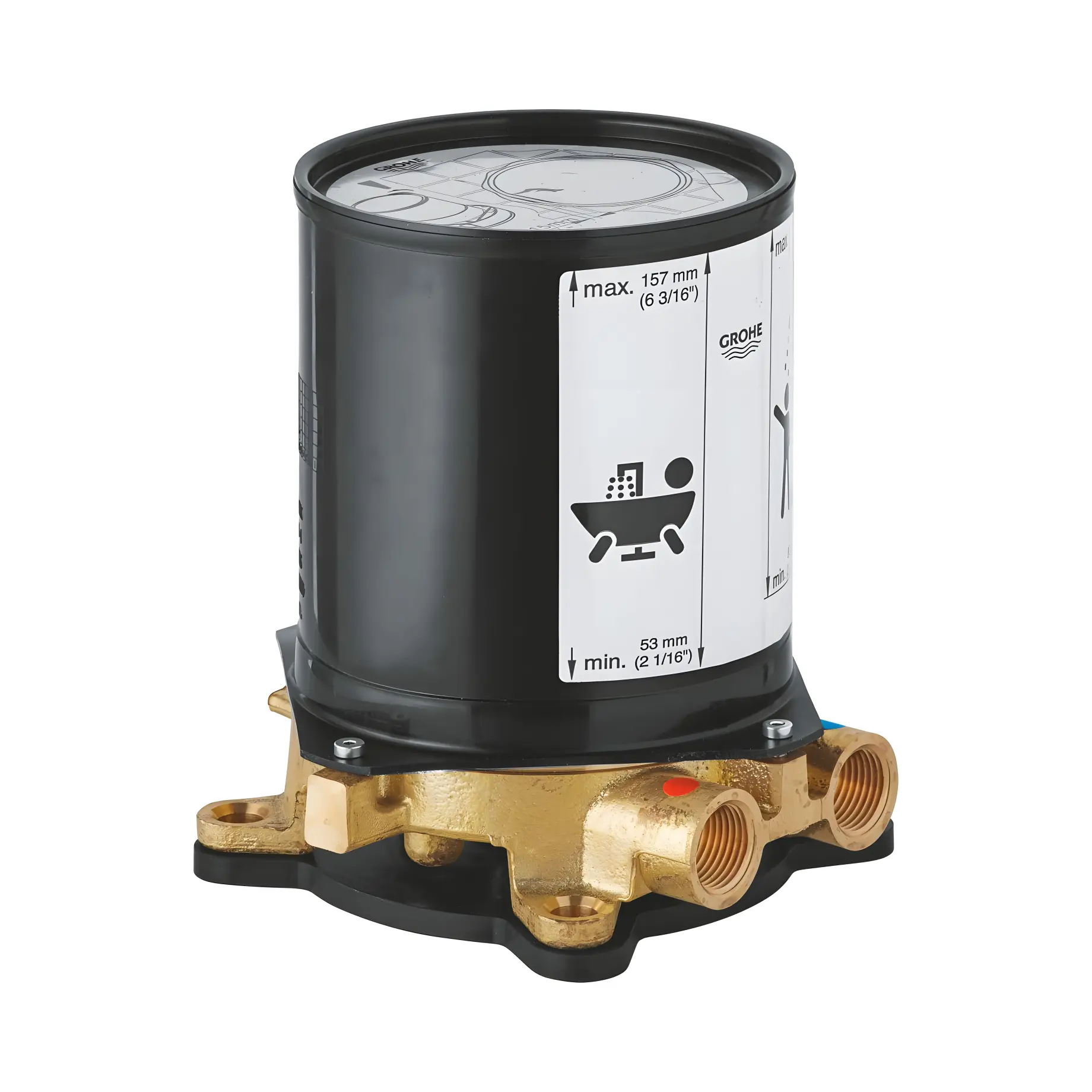 Вбудована частина для підлогового змішувача