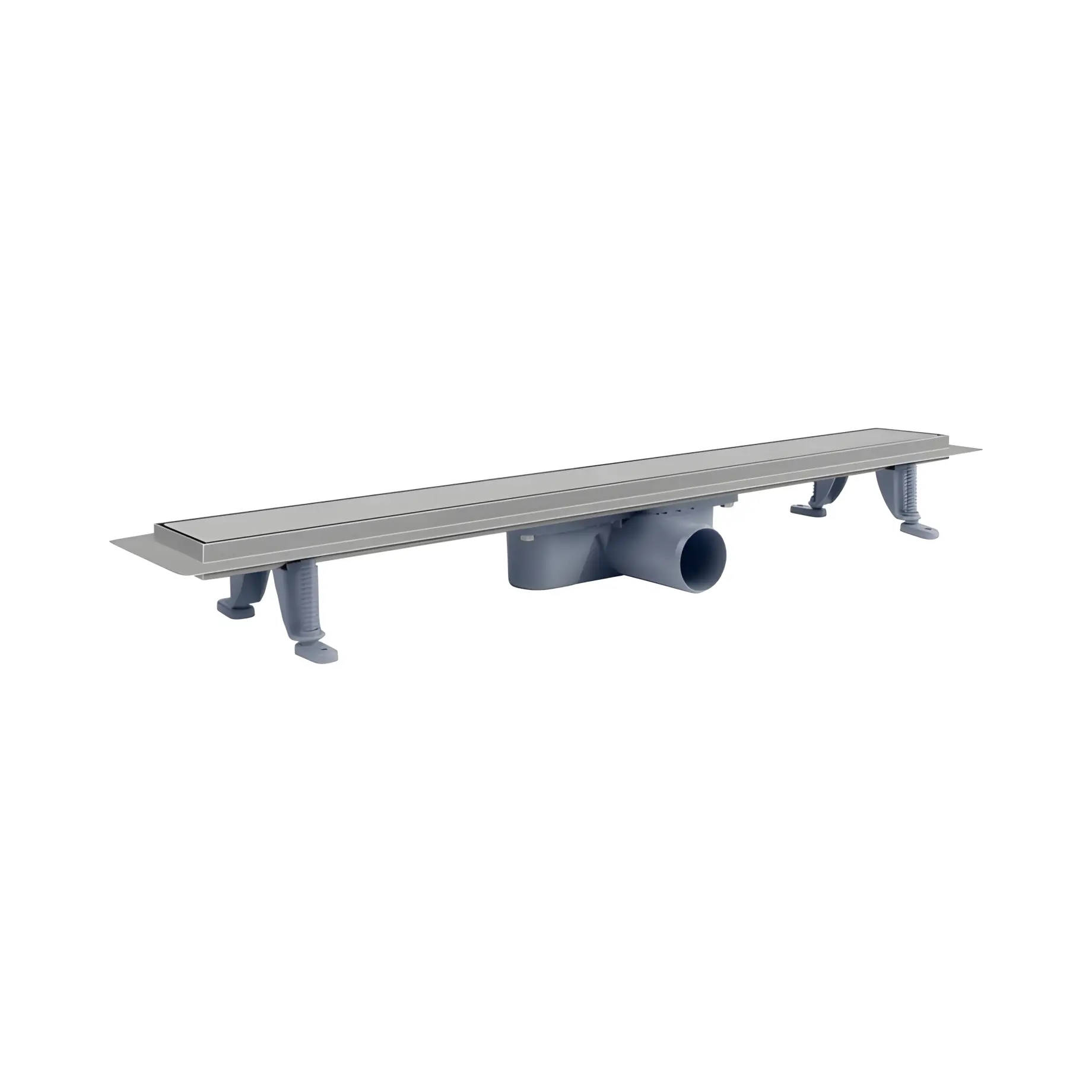 Душовий канал Universal 70 з нержавіючої сталі та низьким сифоном і накладкою