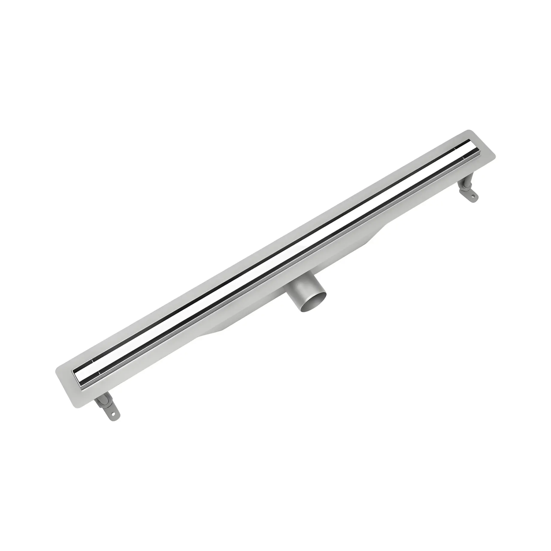 Душовий канал Universal 70 з нержавіючої сталі, сифоном і декоративною накладкою