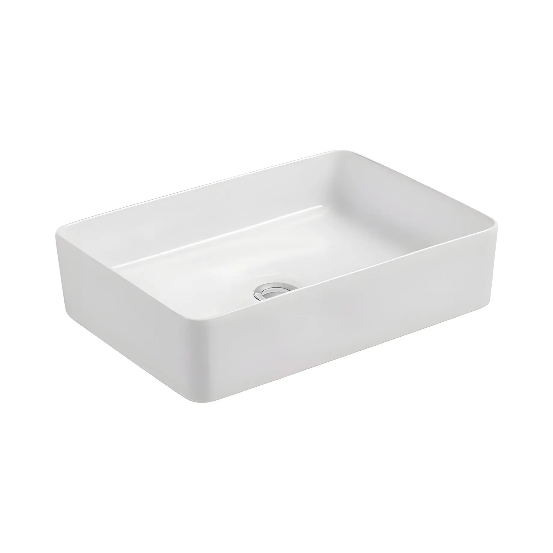 Умивальник тонкостінний QUADRA без донного клапана
