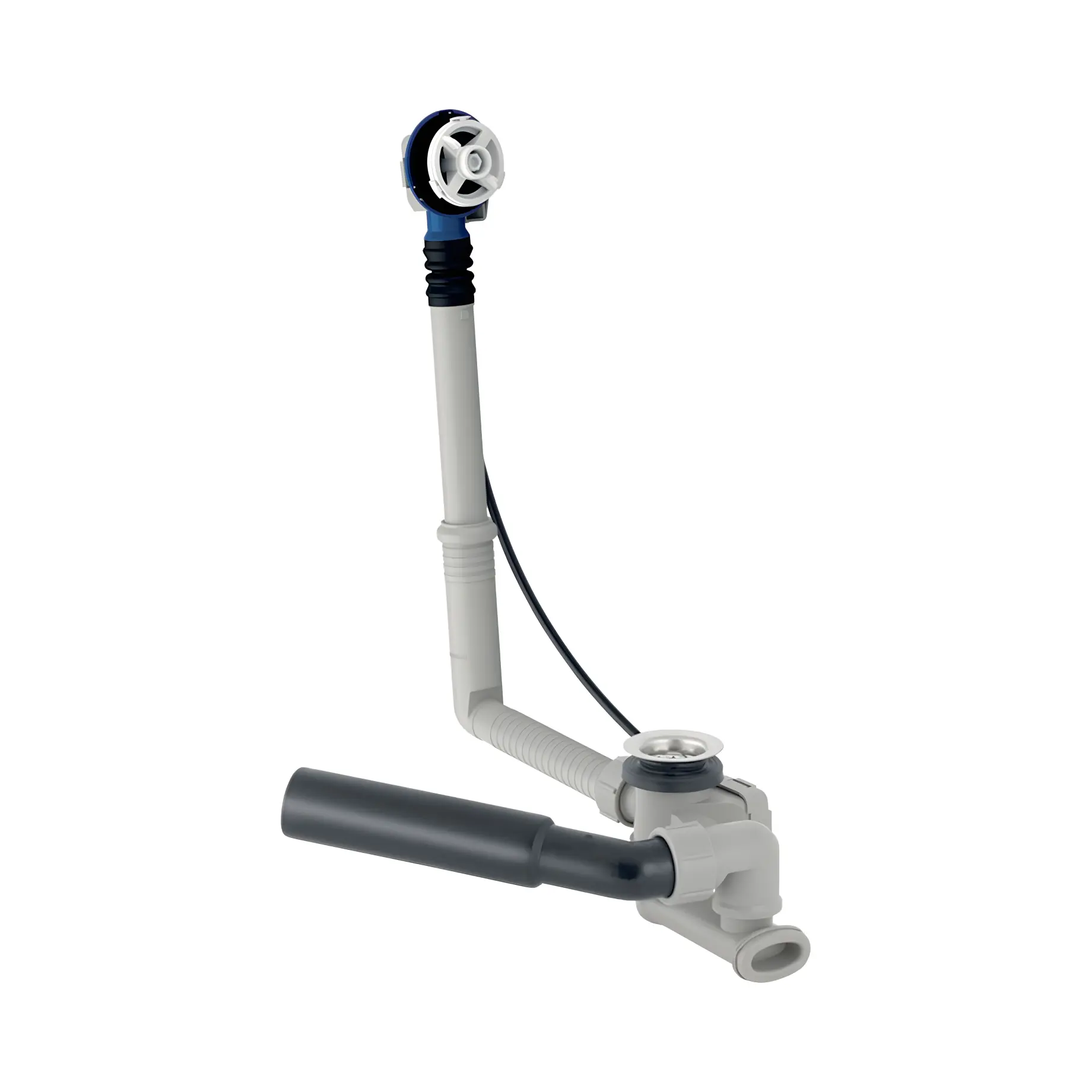 Сифон для ванни  з переливом