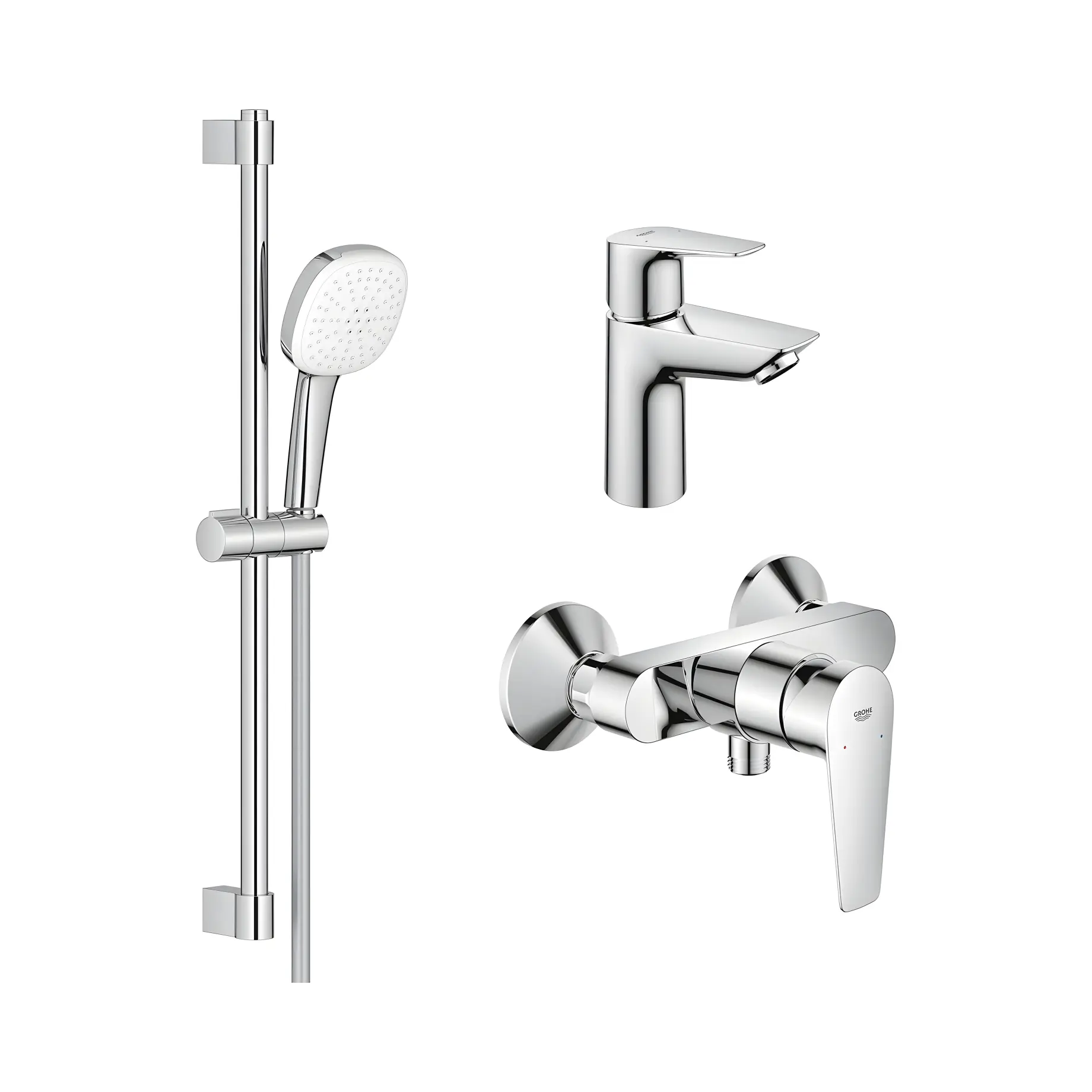 Комплект змішувачів для душу 3 в 1 BauEdge