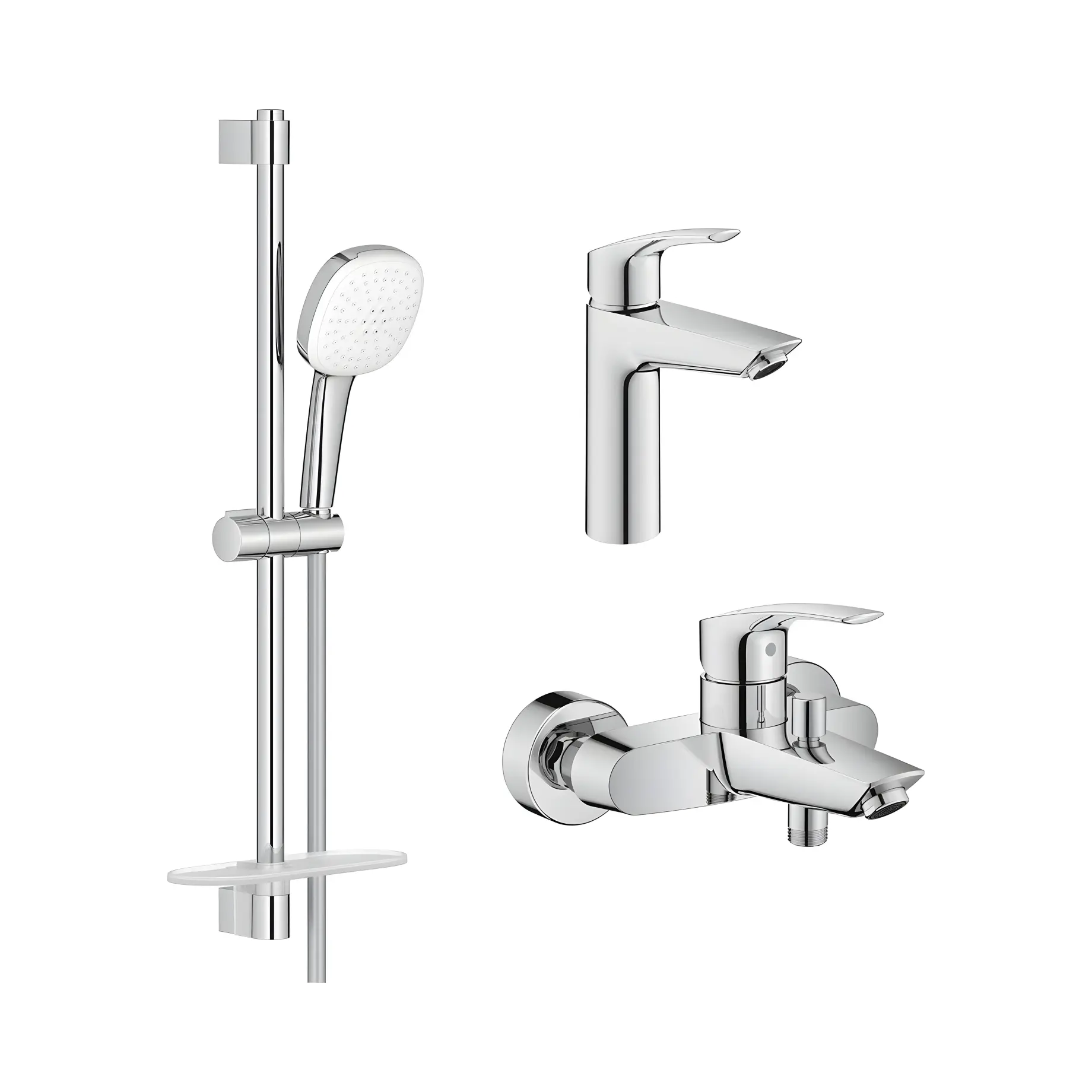 Набір змішувачів для ванни 3 в 1 Eurosmart