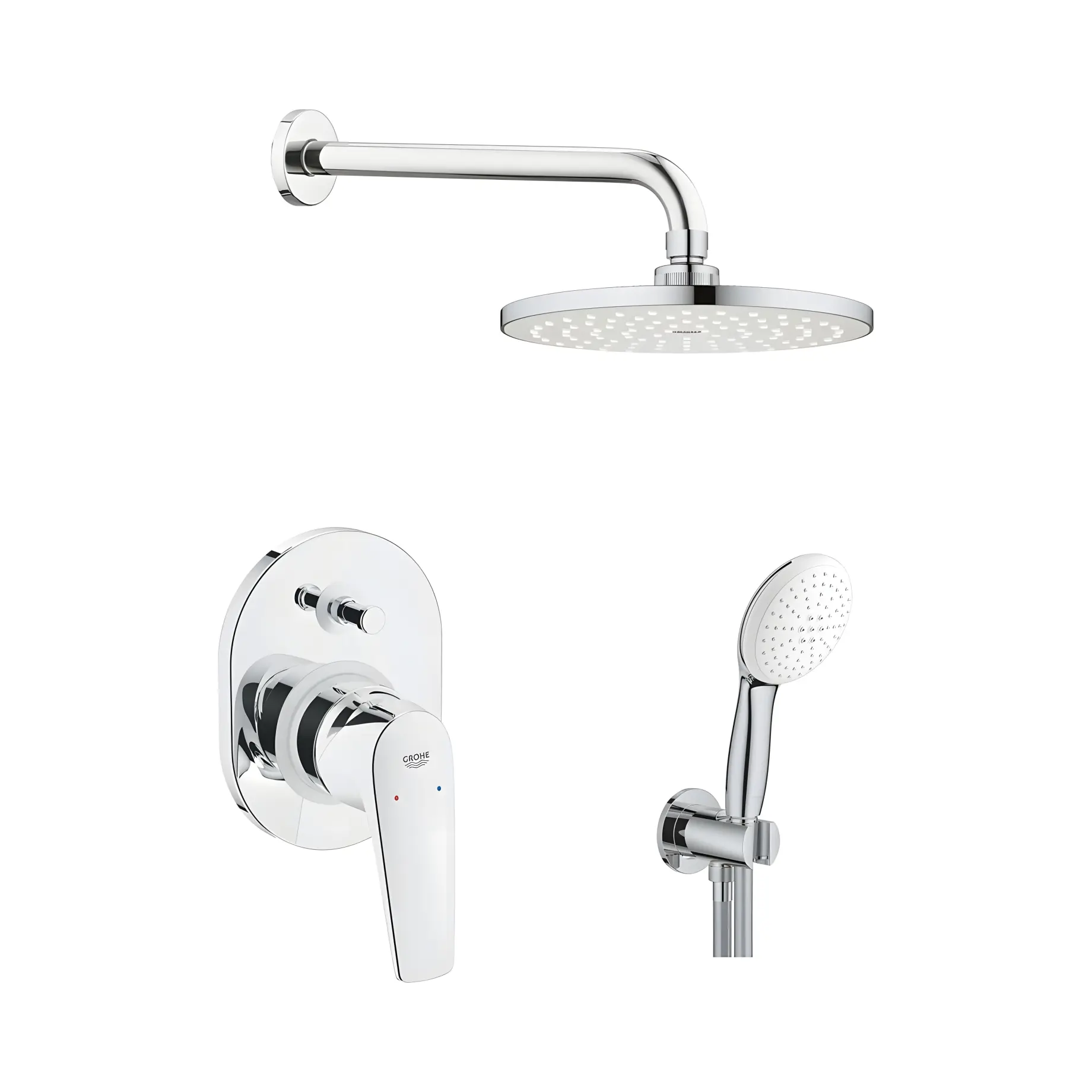 Душова система прихованого монтажу BauFlow з New Tempesta 200