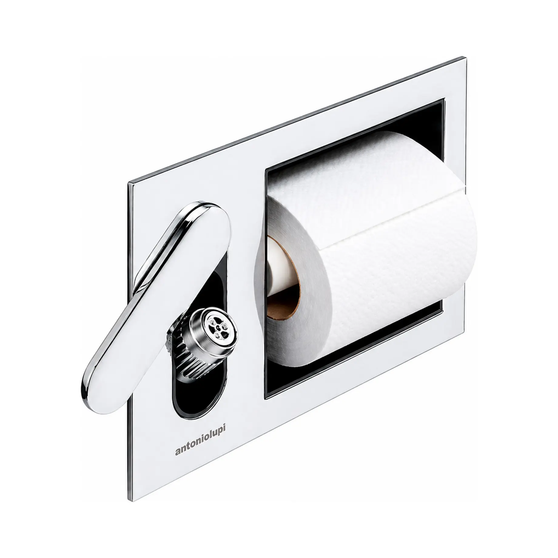 Тримач для туалетного паперу та гідройорж вбудовані CARTATENSO