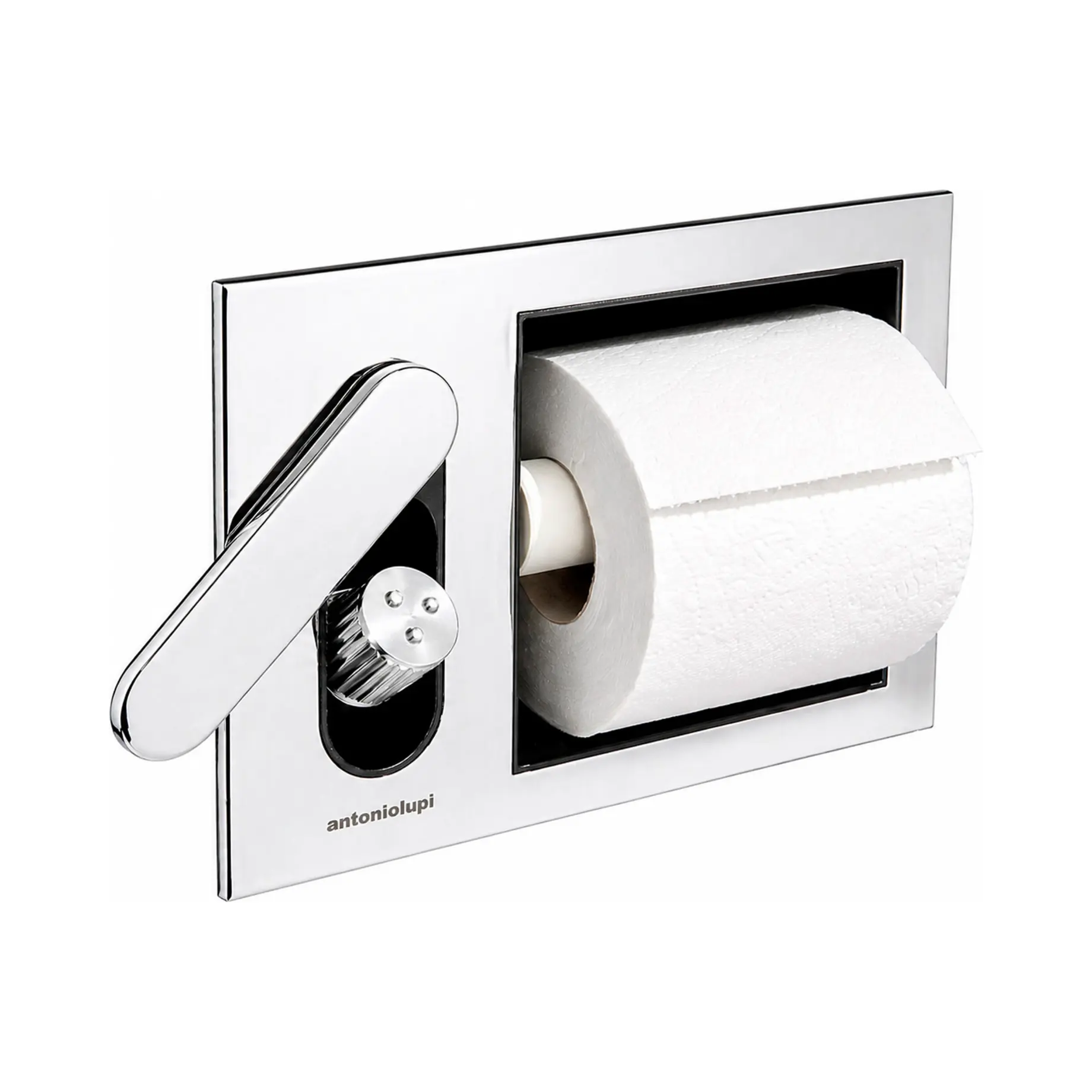 Тримач для туалетного паперу та гідройорж вбудовані CARTATENSO
