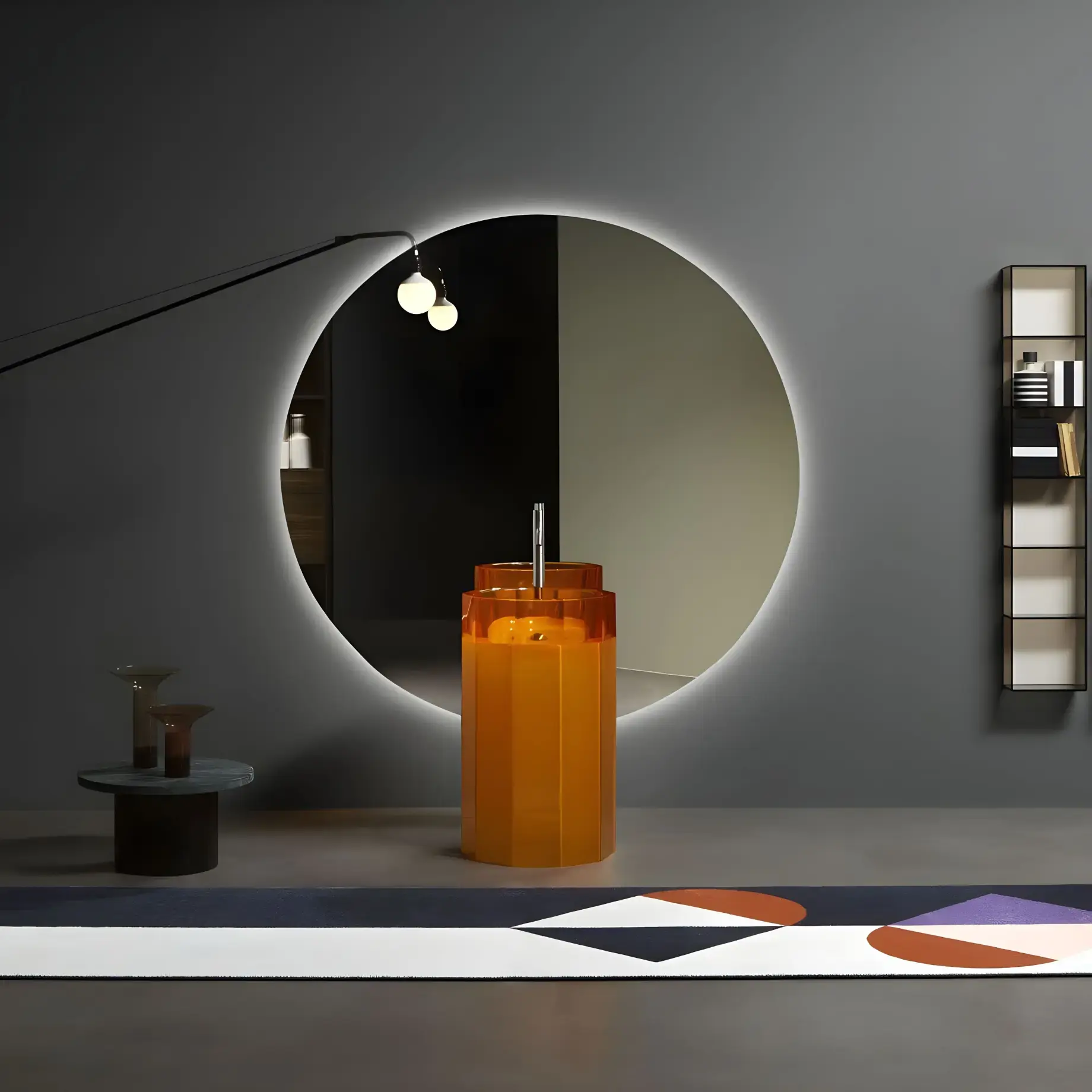 Дзеркало CIRCUS SUNRISE Antoniolupi CIRCUS180W — бічний ракурс