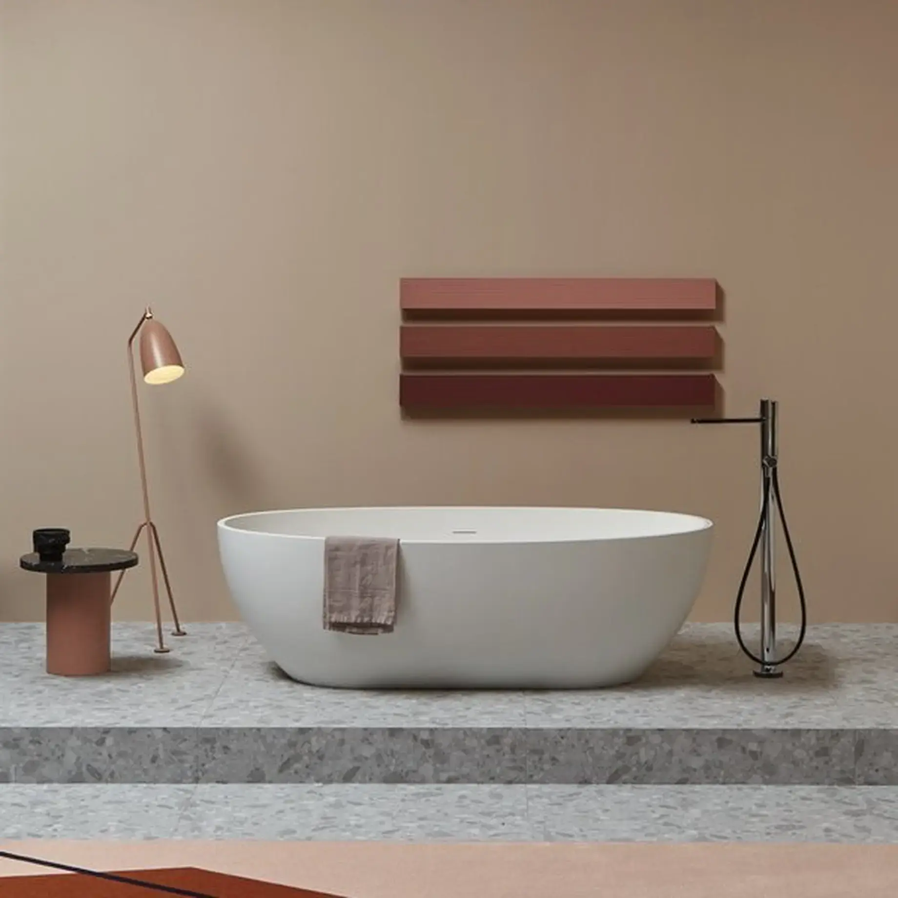 Ванна окремостояча REFLEXLIGHT Antoniolupi REFLEXLIGHT — бічний ракурс