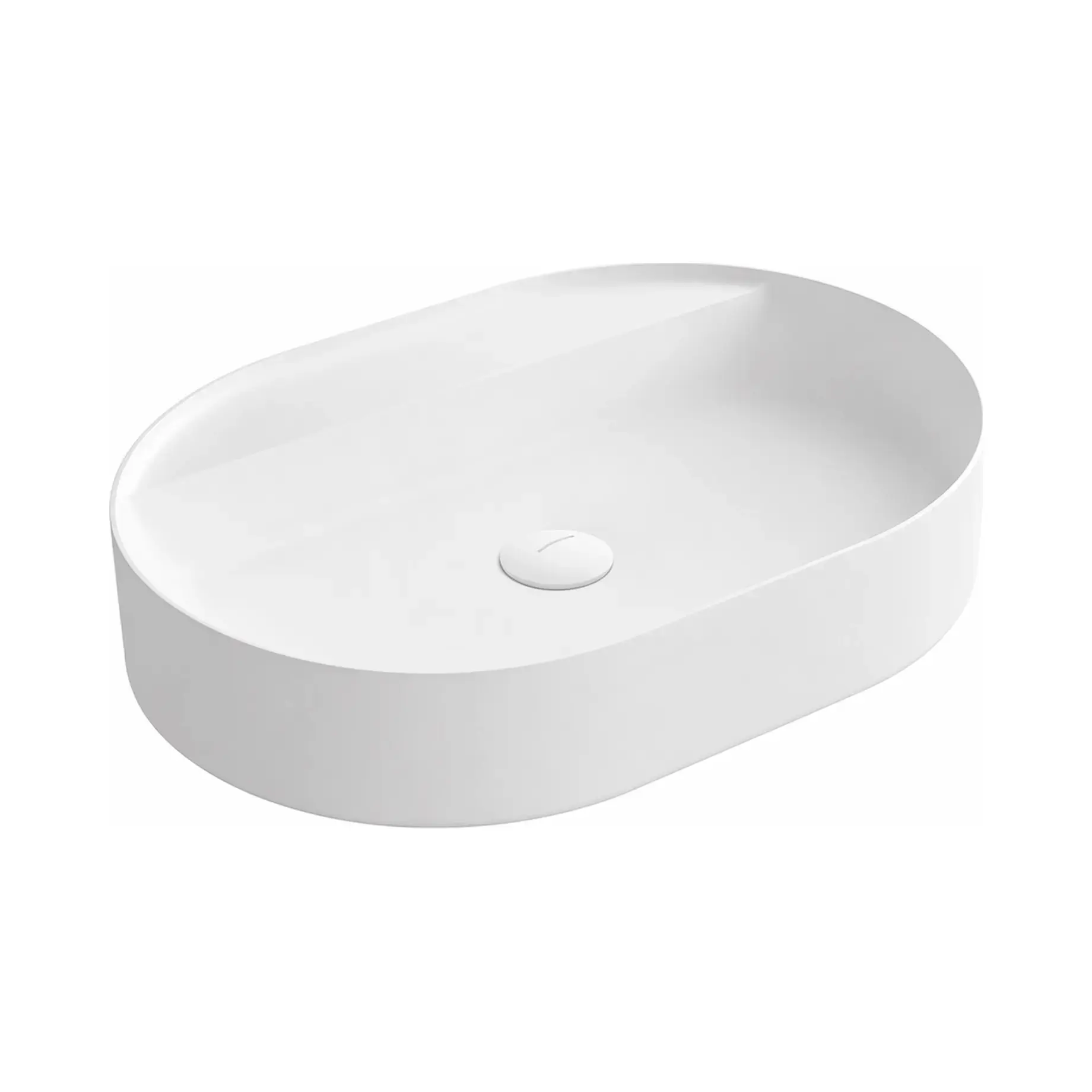 Умивальник SIMPLO Antoniolupi SIMPLOVALE White 63 х 45 см — вид на білому тлі
