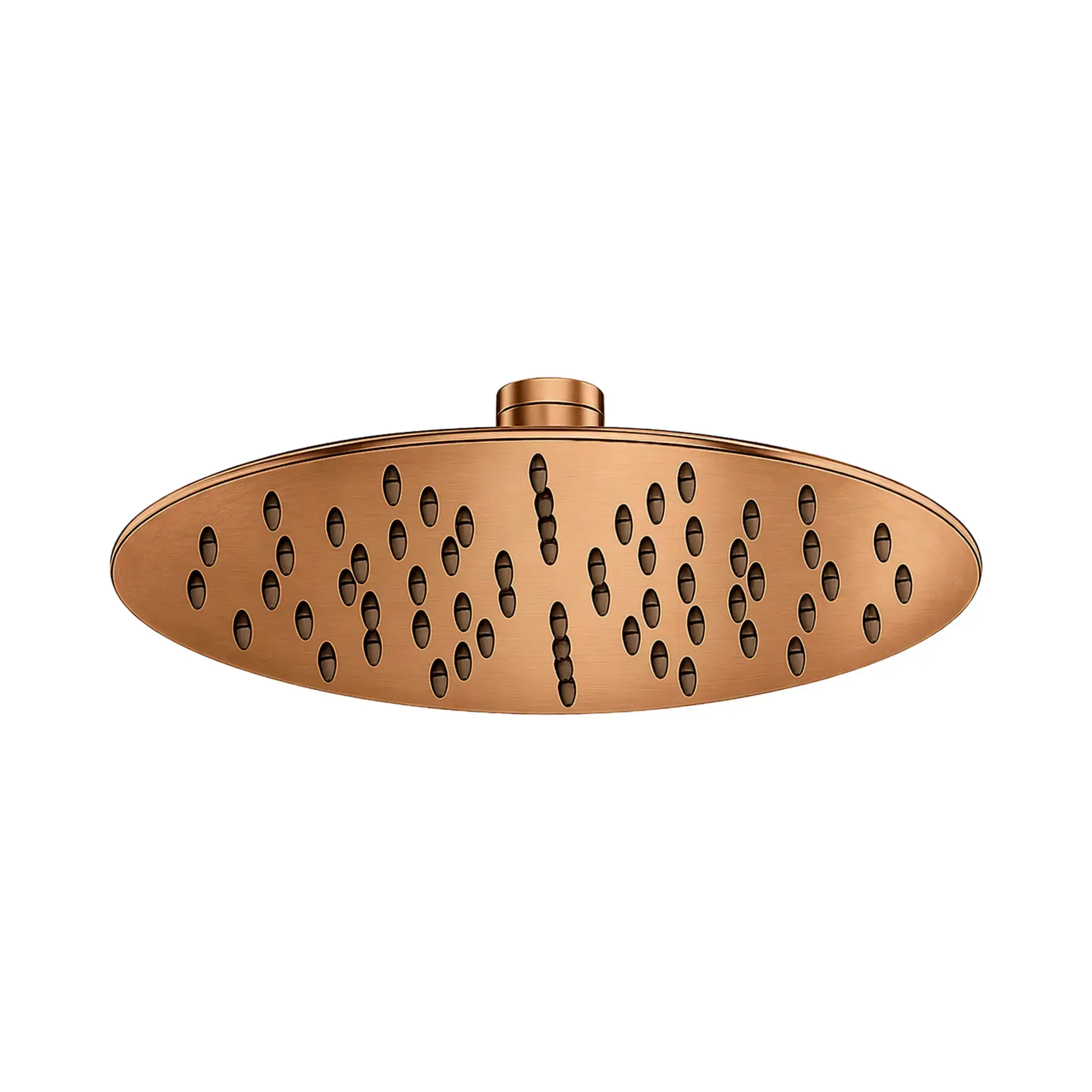Верхній душ TRIBUTO 300 мм Antoniolupi XTRD30PVDS Rame sp Brushed Copper — вид на білому тлі