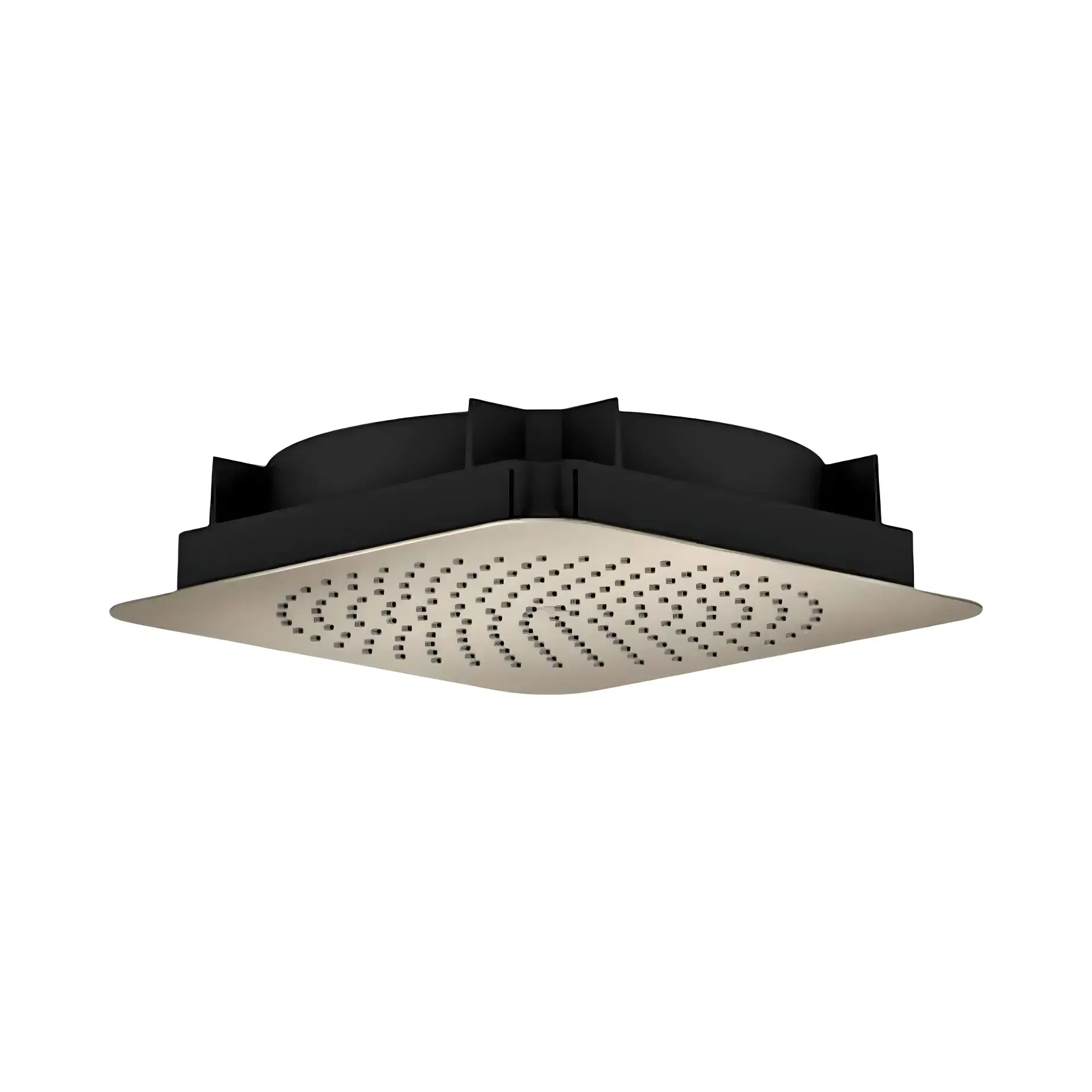 Верхній душ вбудований Citterio C 1jet Axor 28794820 Brushed Nickel — вид на білому тлі