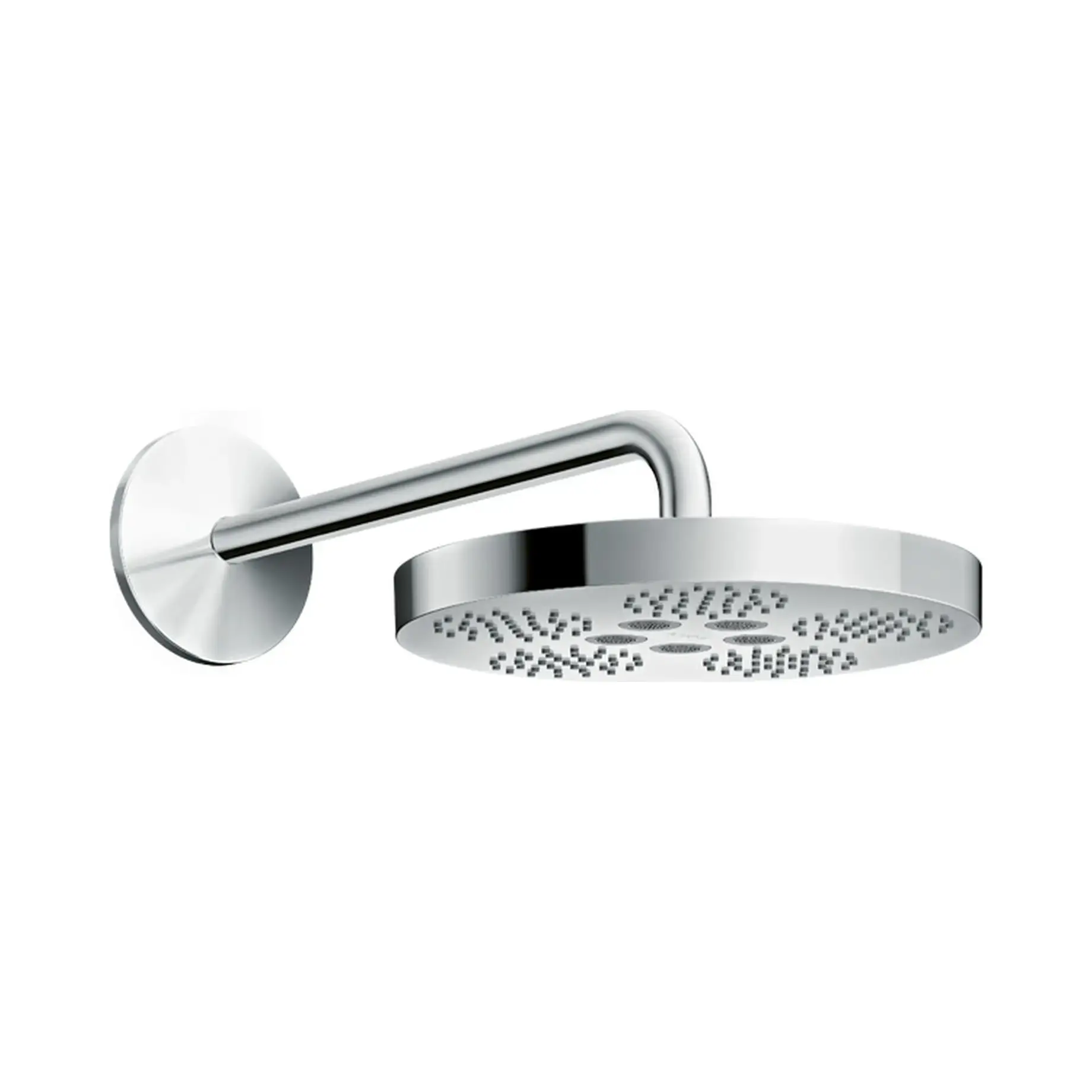Верхній душ зі стіновим кронштейном One 280 1jet Axor 48491000 Chrome — вид на білому тлі