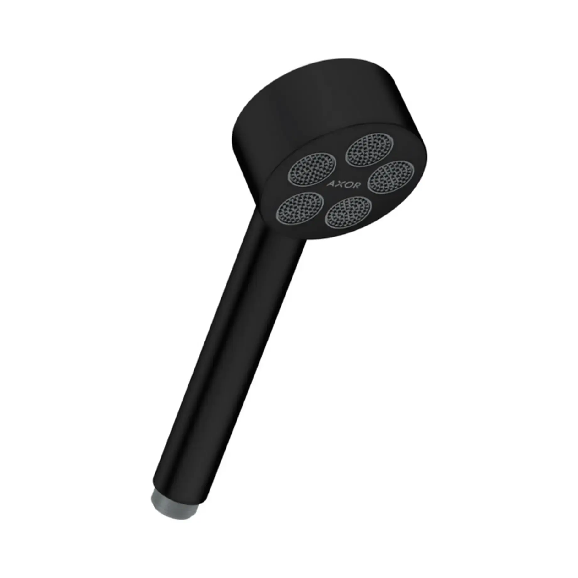 Ручний душ One 75 1jet EcoSmart Axor 48651670 Matt Black — вид на білому тлі