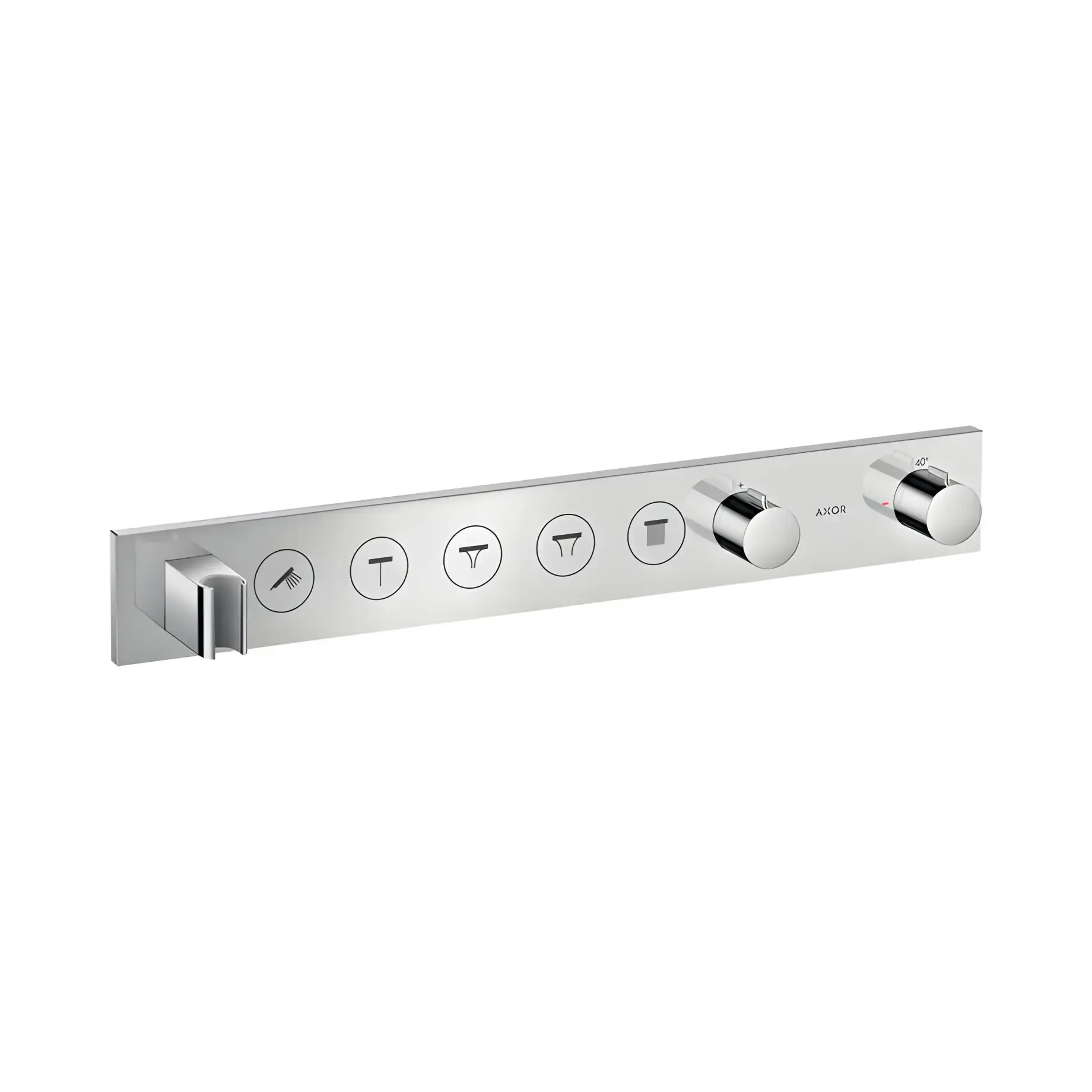 Термостат для душу ShowerSolutions Axor 18358000 Chrome — вид на білому тлі