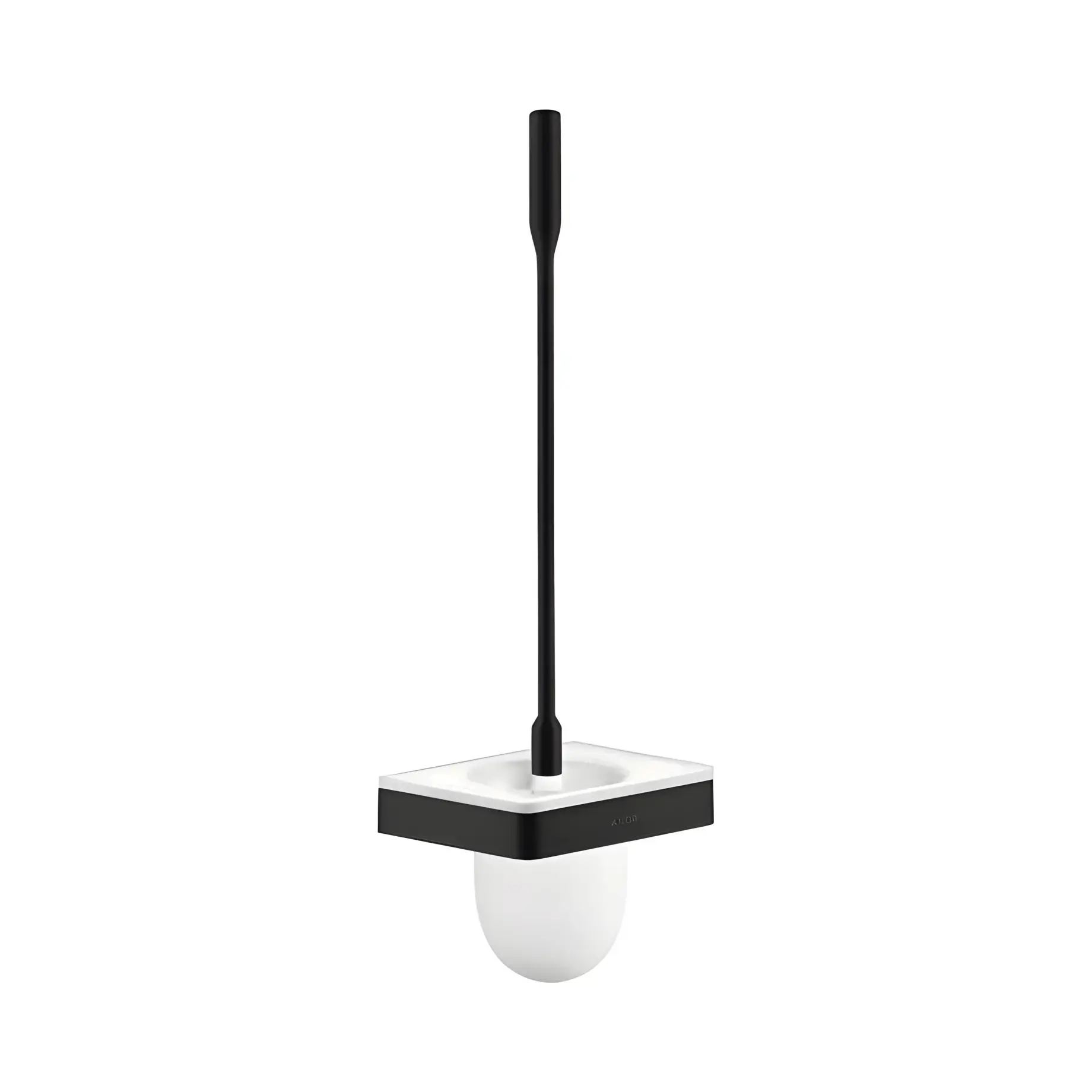 Щітка для унітазу Universal Axor 42835670 Matt Black — вид на білому тлі