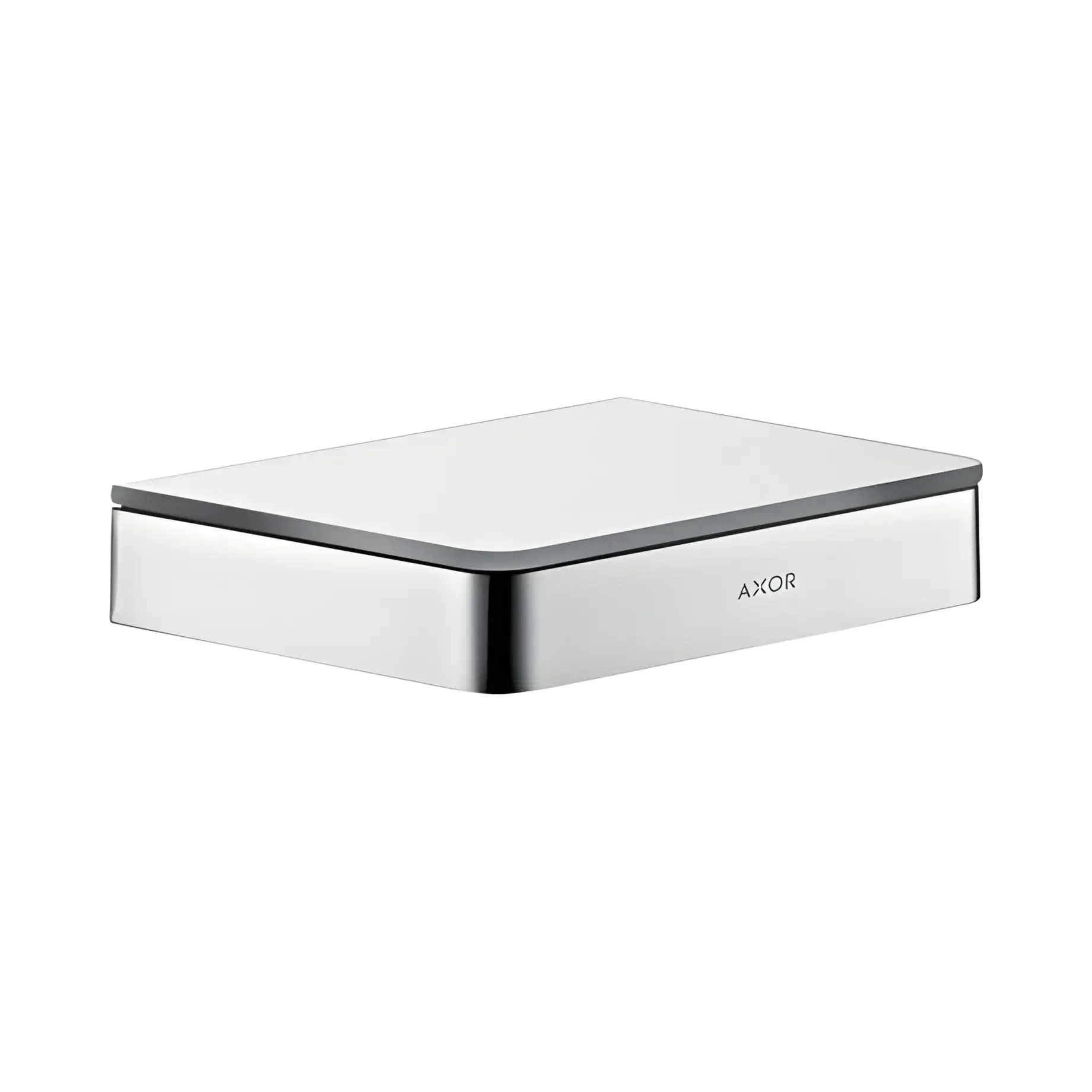 Поличка скляна Universal Axor 42840000 — вид на білому тлі
