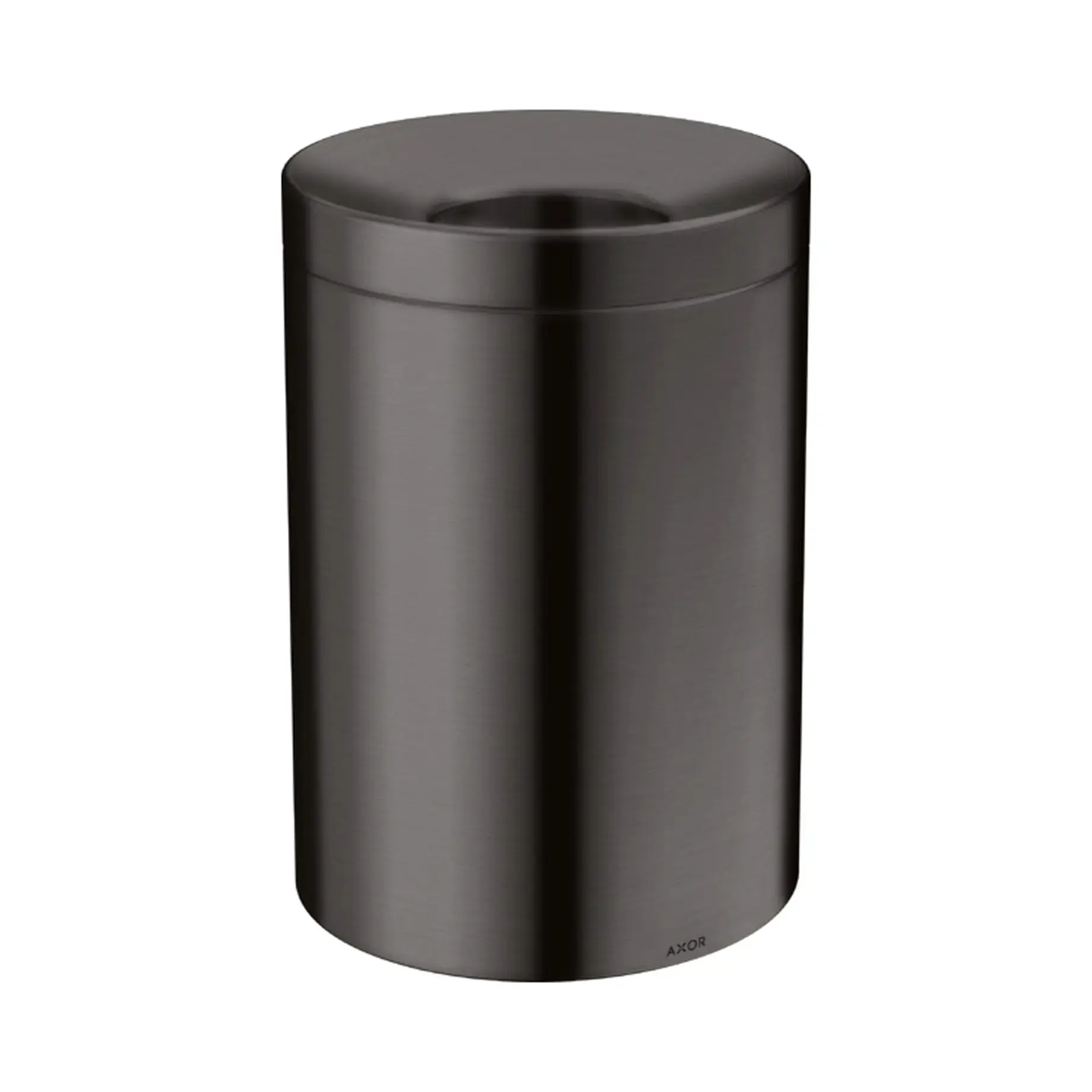 Відро для сміття Universal Axor 42872340 Brushed Black Chrome — вид на білому тлі