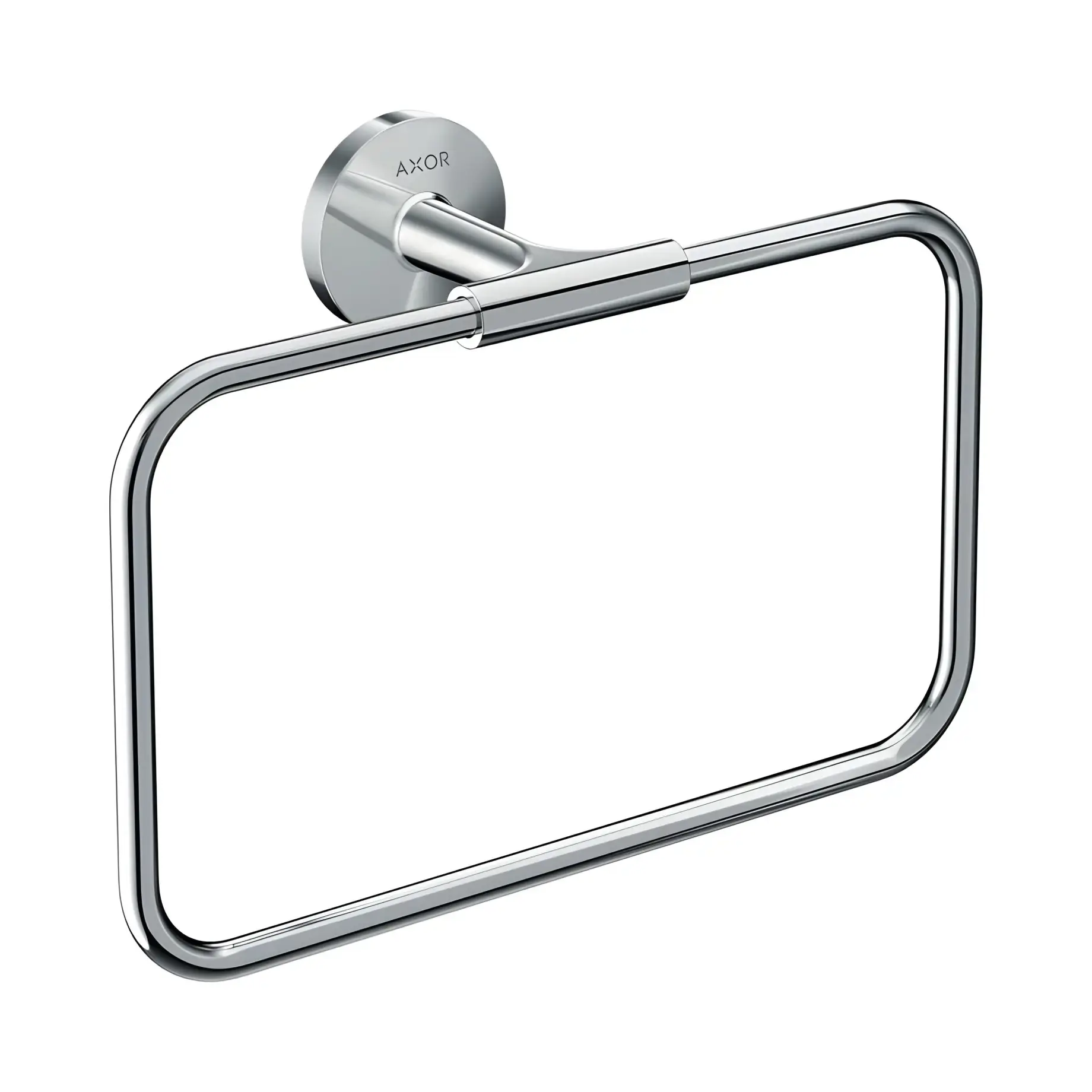 Кільце для рушника Universal Circular Axor 42823000 Chrome — вид на білому тлі