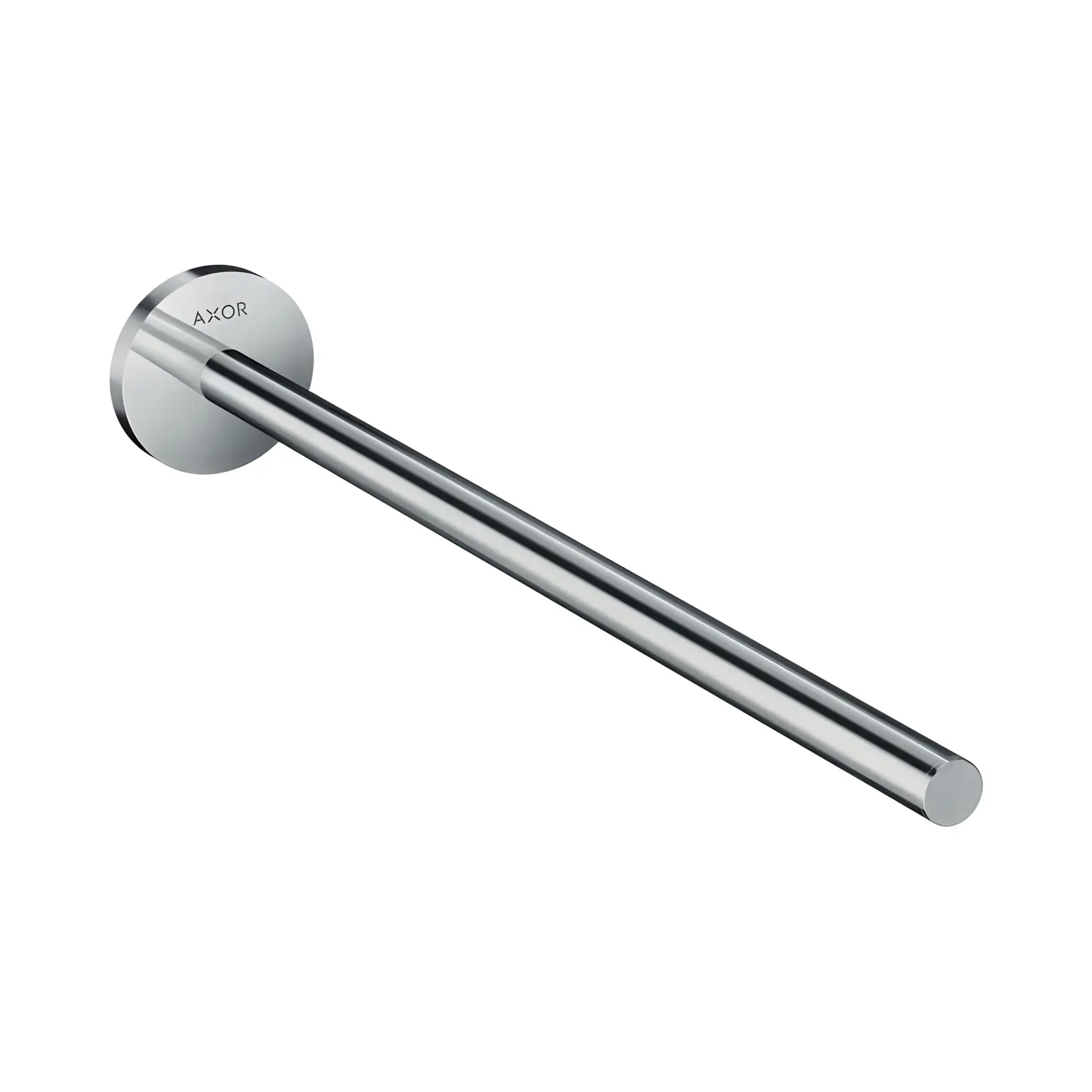 Тримач для рушників Universal Circular Axor 42826000 Chrome — вид на білому тлі