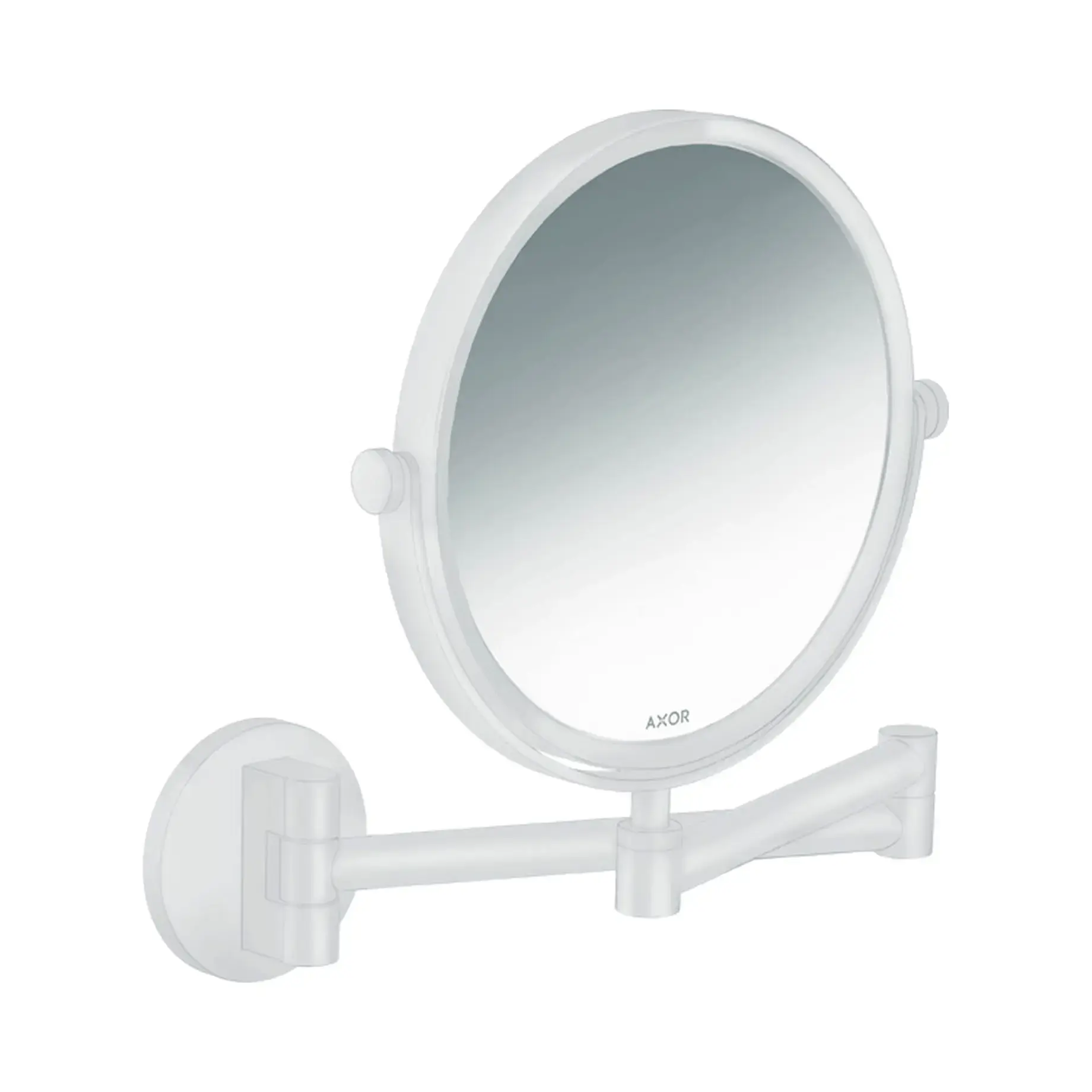 Дзеркало косметичне Universal Circular Axor 42849700 — вид на білому тлі