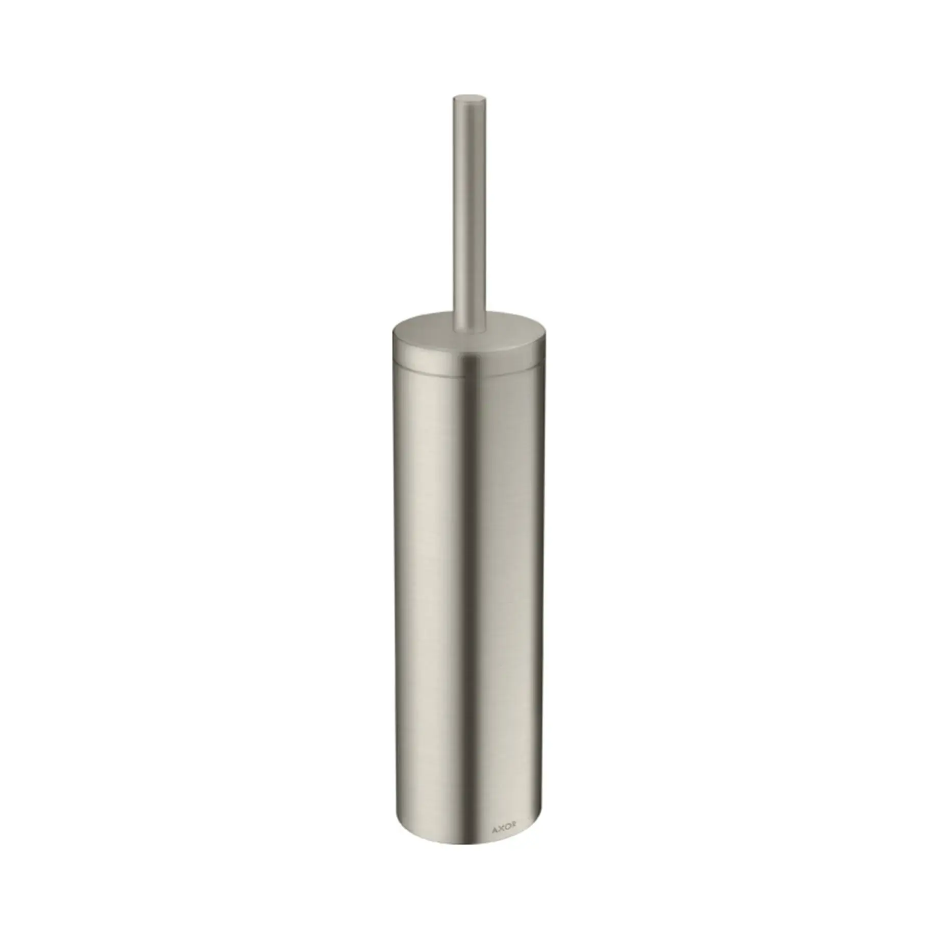 Щітка для унітазу Universal Circular Axor 42855800 Stainless Steel Optic — вид на білому тлі