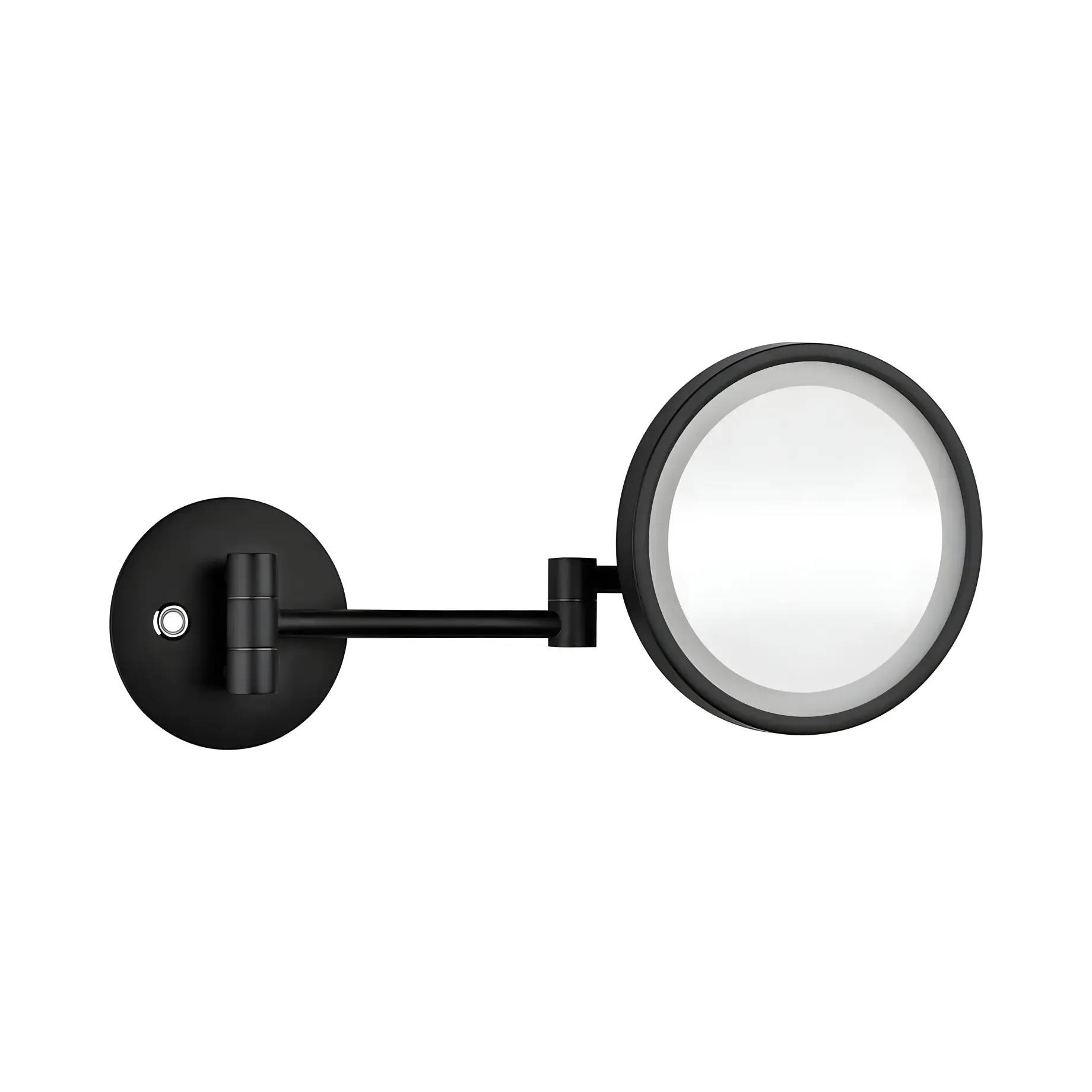 Дзеркало косметичне з підсвіткою LED Dark Bemeta 112101140 Black — вид на білому тлі