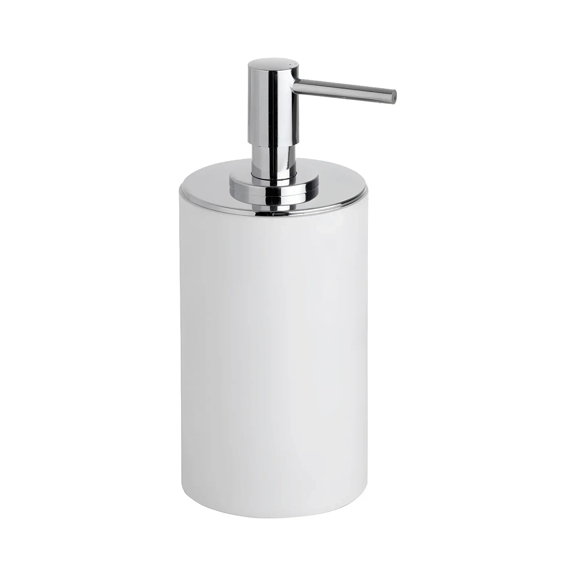 Дозатор для рідкого мила Gamma Bemeta 145709324 White / Chrome — вид на білому тлі