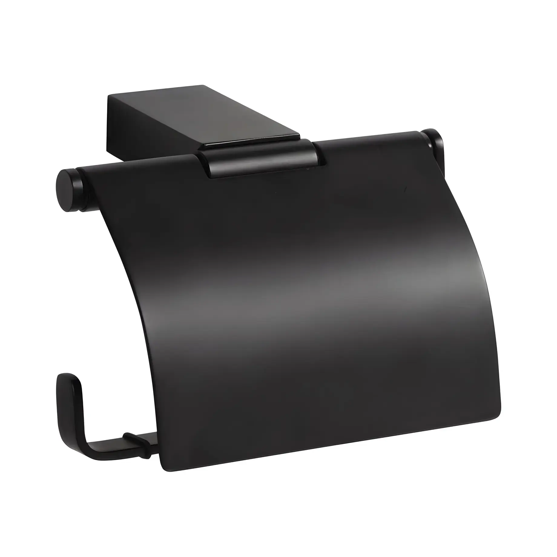 Тримач для туалетного паперу Nero Bemeta 135012010 Black — вид на білому тлі