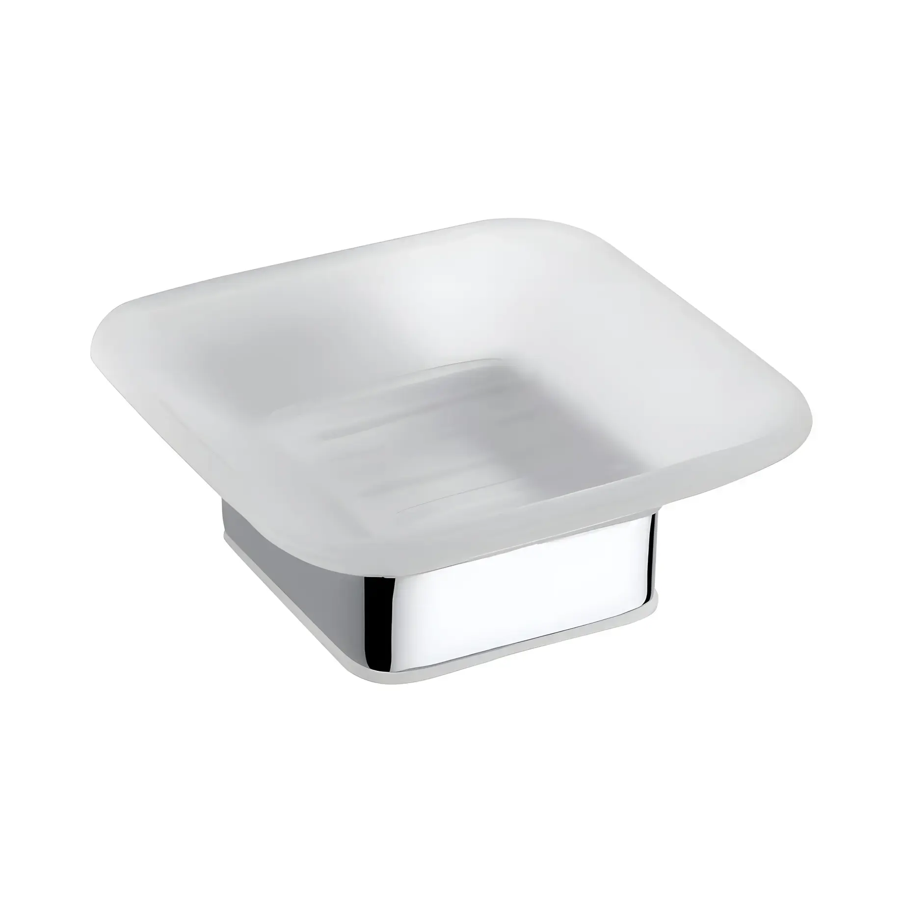 Мильниця Via Bemeta 135008022 White / Chrome — вид на білому тлі