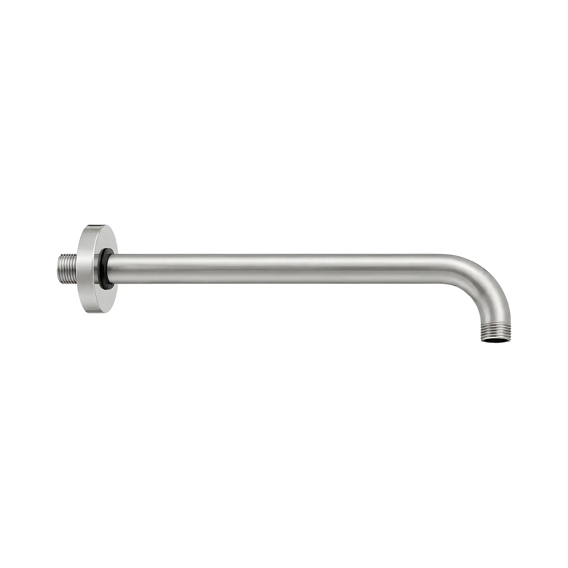 Кронштейн для верхнего душа 35 см Bossini H19000H00094003 Brushed Nickel — вид на белом фоне