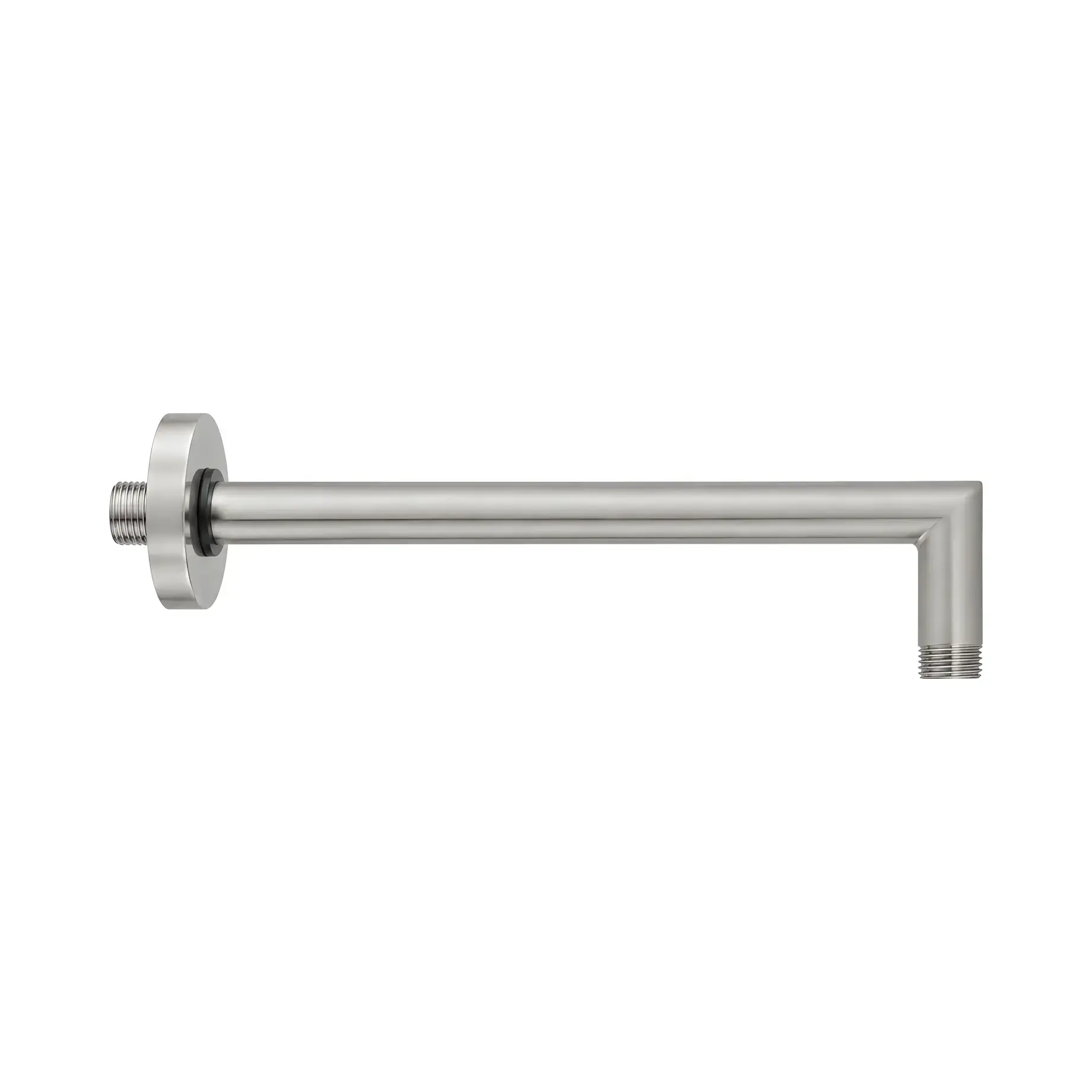Кронштейн для верхнього душу 35 см Bossini H70000H00094003 Brushed Nickel — вид на білому тлі