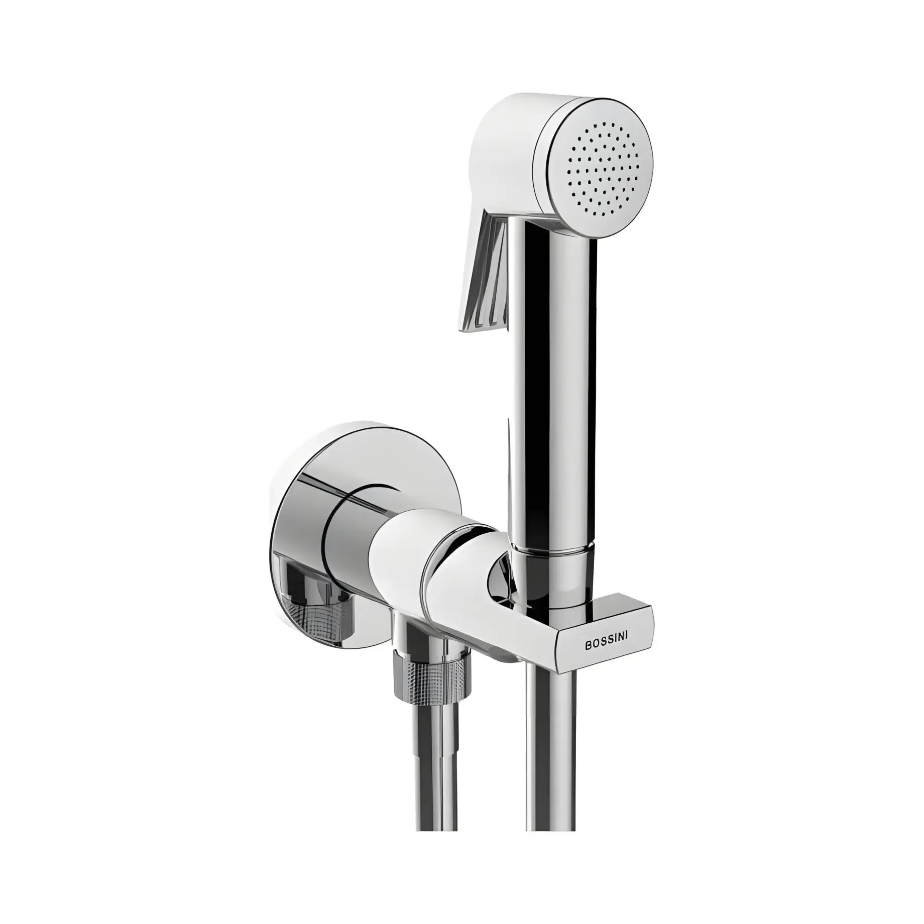 Гігієнічний душ Paloma Flat Bossini E34003B00030015 Chrome — вид на білому тлі