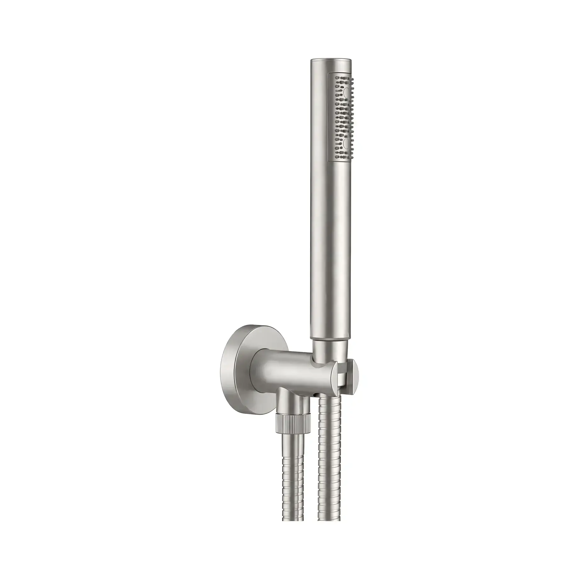 Душовий гарнітур Zen Bossini C12001C00094004 Brushed Nickel — вид на білому тлі