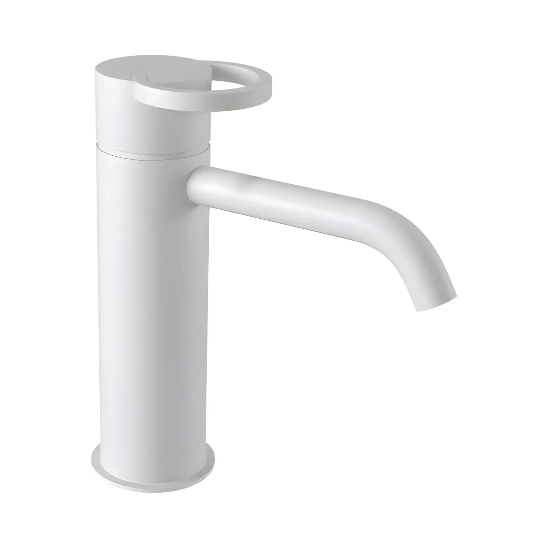 Змішувач для раковини B-Color Bugnatese 6719SCBI White Matt — вид на білому тлі