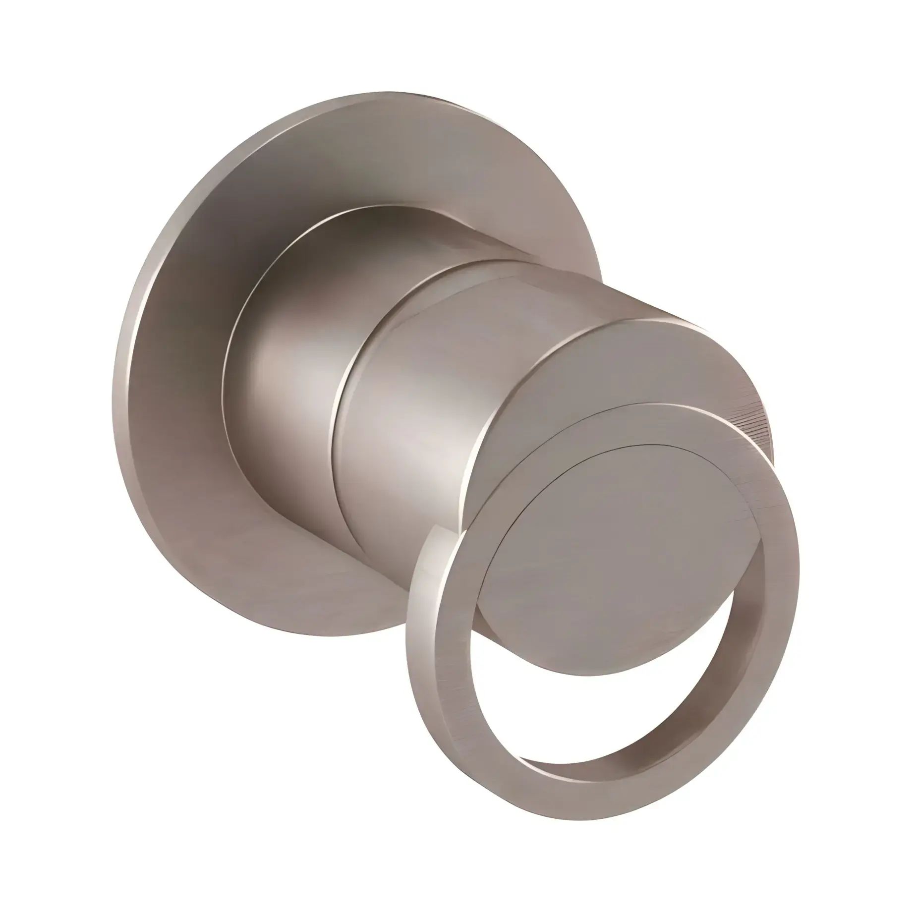 Змішувач для душу B-Color Bugnatese 6730NS Nickel Brushed — вид на білому тлі