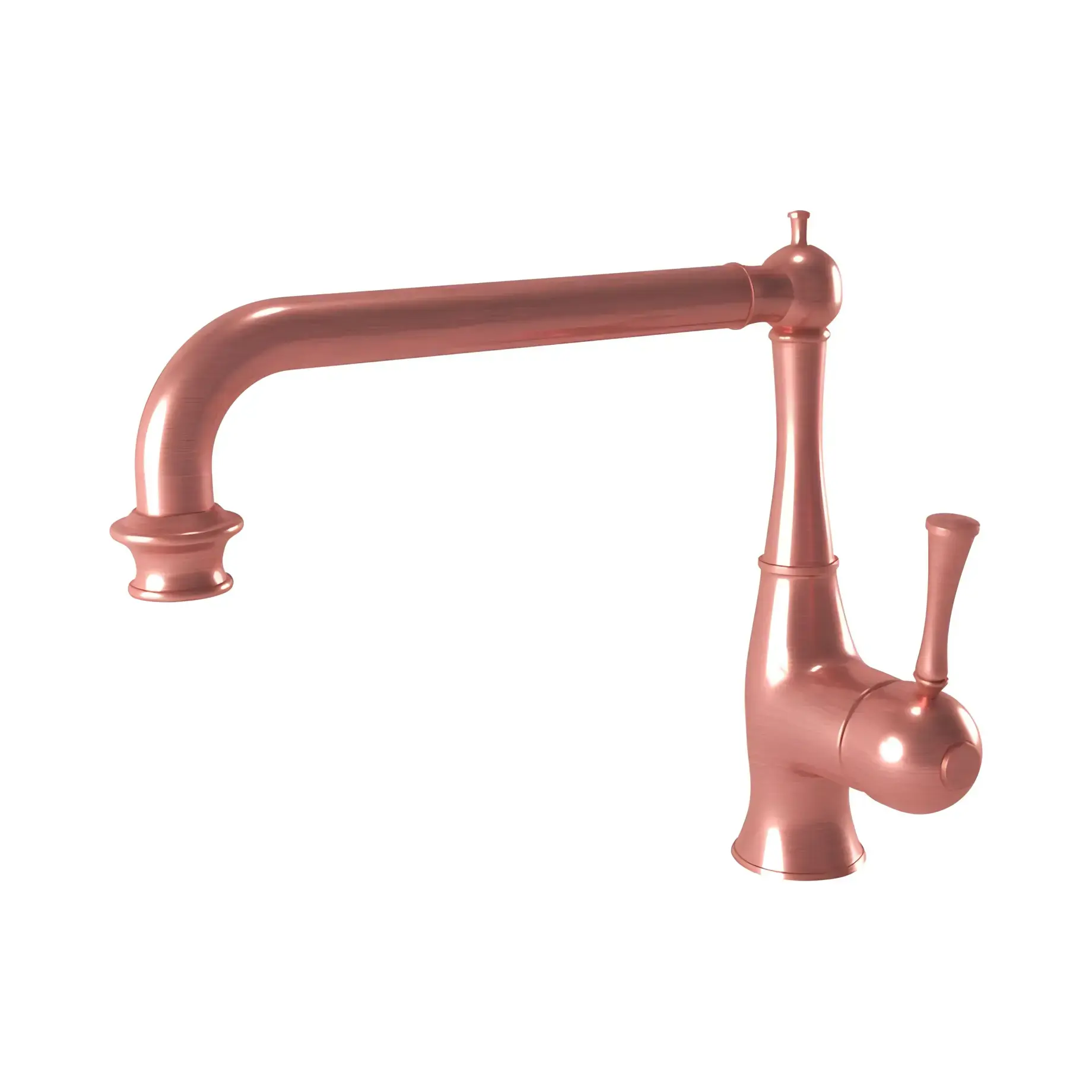 Змішувач для кухні Denver Bugnatese 6482RA Copper — вид на білому тлі