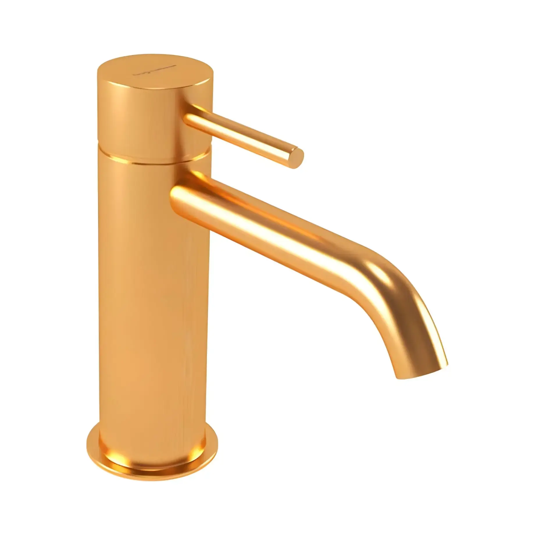 Змішувач для раковини K Line Bugnatese 5719OS Gold Brushed — вид на білому тлі