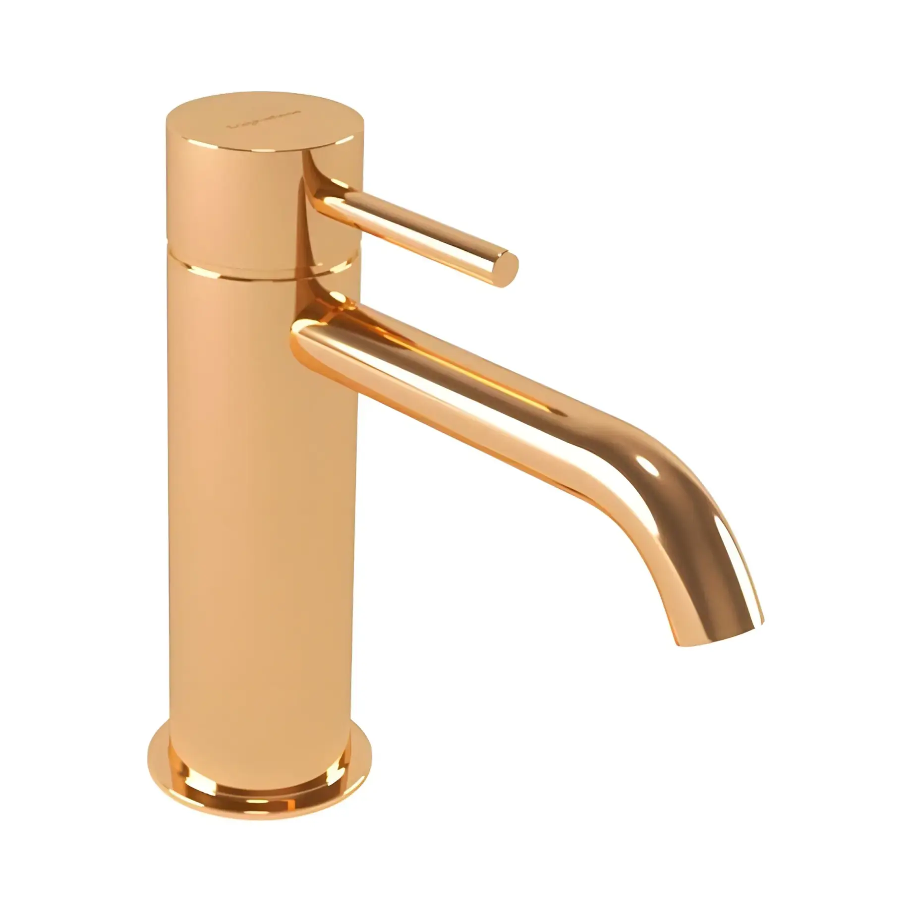 Змішувач для раковини K Line Bugnatese 5719SON Natural Brass — вид на білому тлі