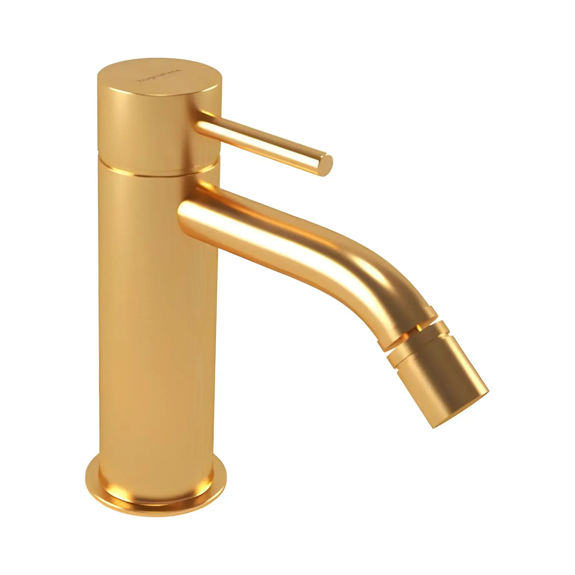 Змішувач для біде K Line Bugnatese 5725OS Gold Brushed — вид на білому тлі