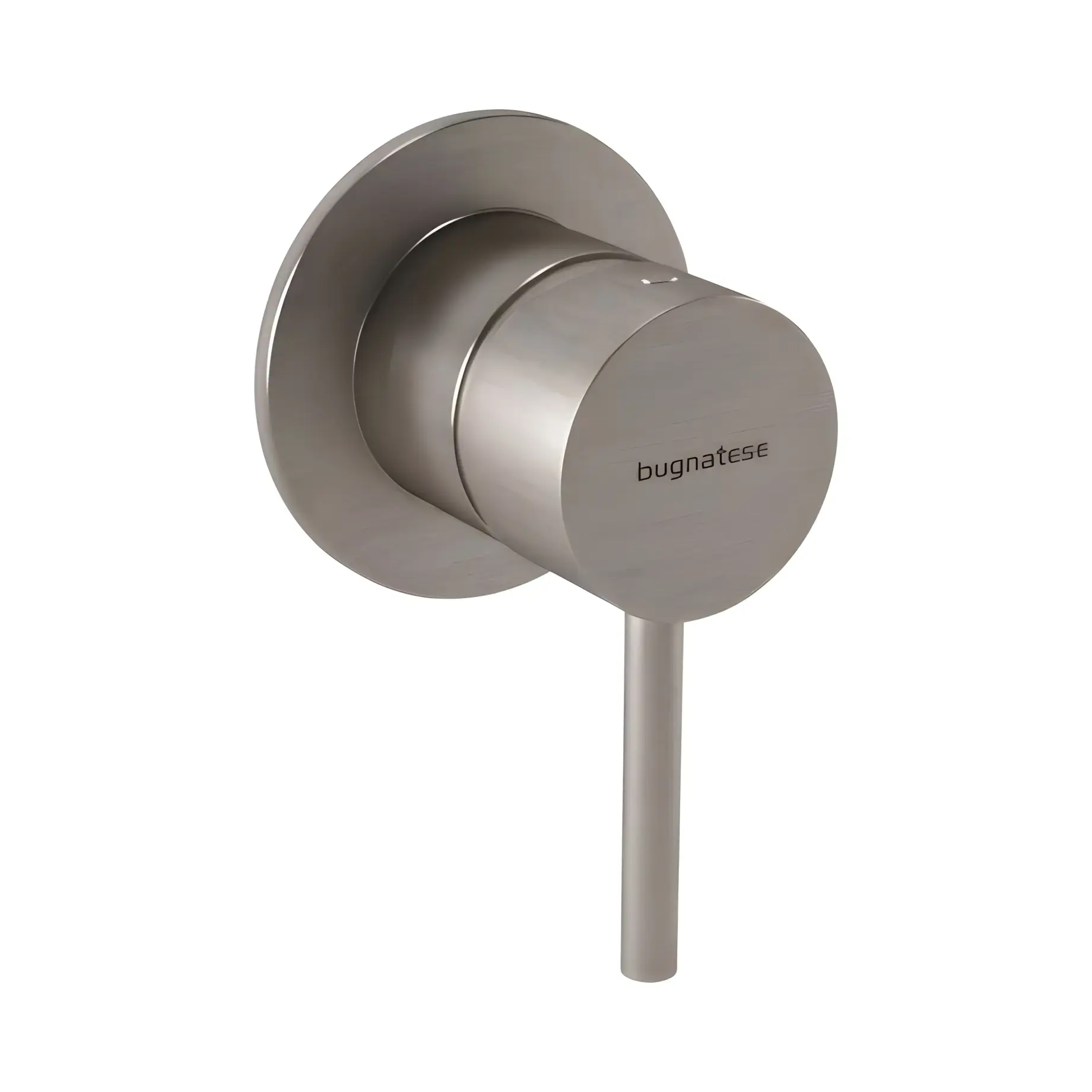 Змішувач для душу K Line Bugnatese 5730NS Nickel Brushed — вид на білому тлі