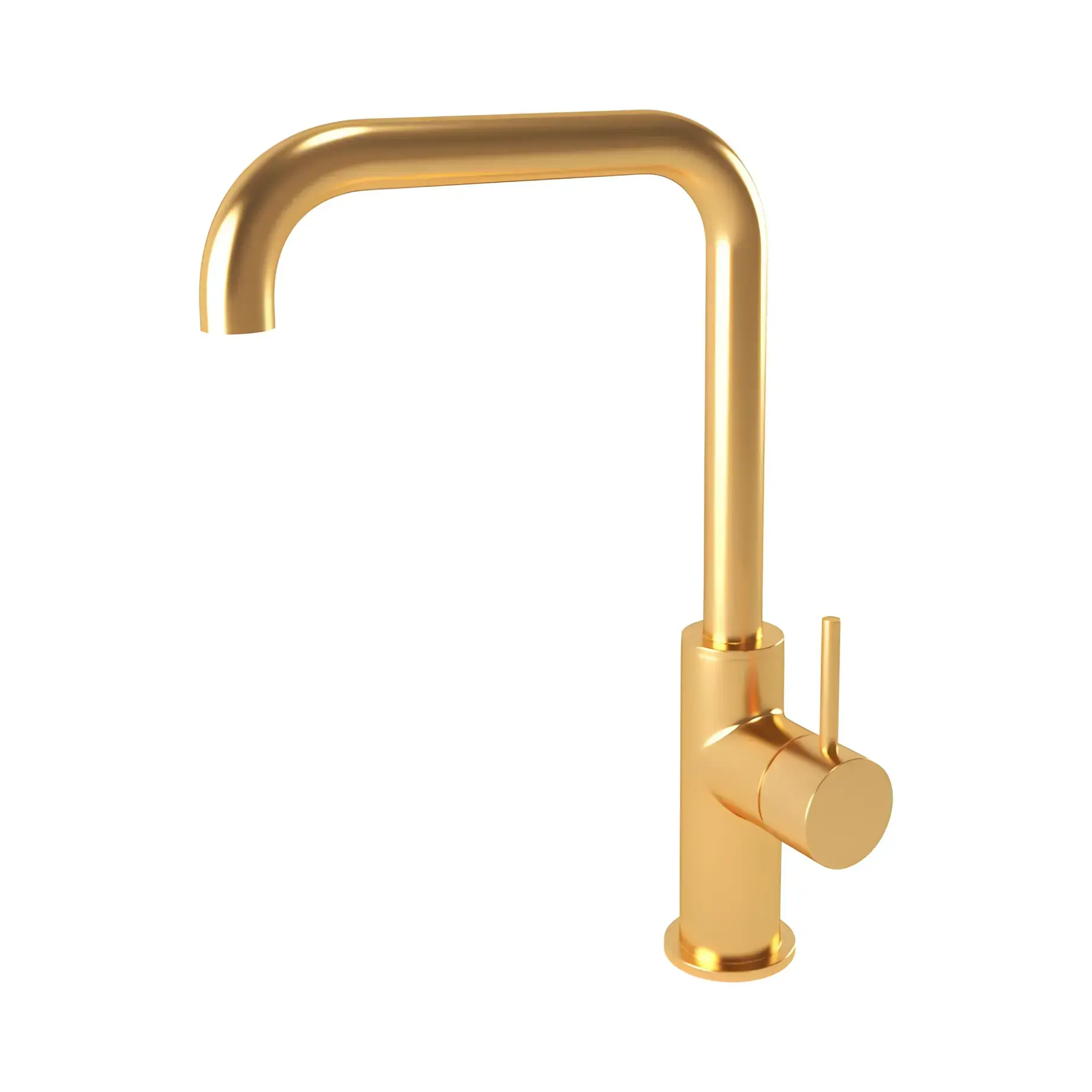 Змішувач для кухні K Line Bugnatese 5782OS Gold Brushed — вид на білому тлі