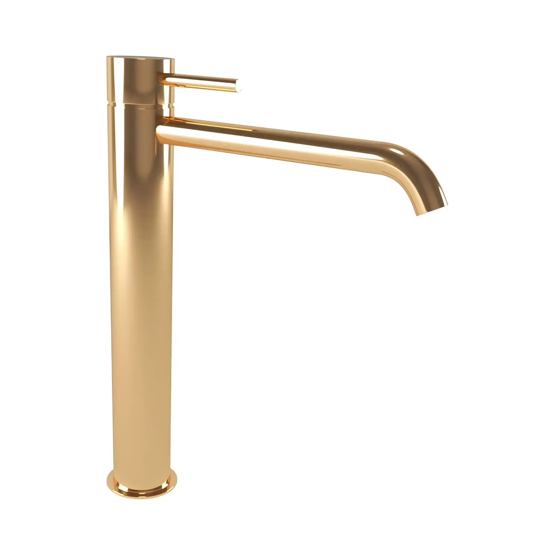 Змішувач для раковини K Line Bugnatese 5797SCON Natural Brass — вид на білому тлі