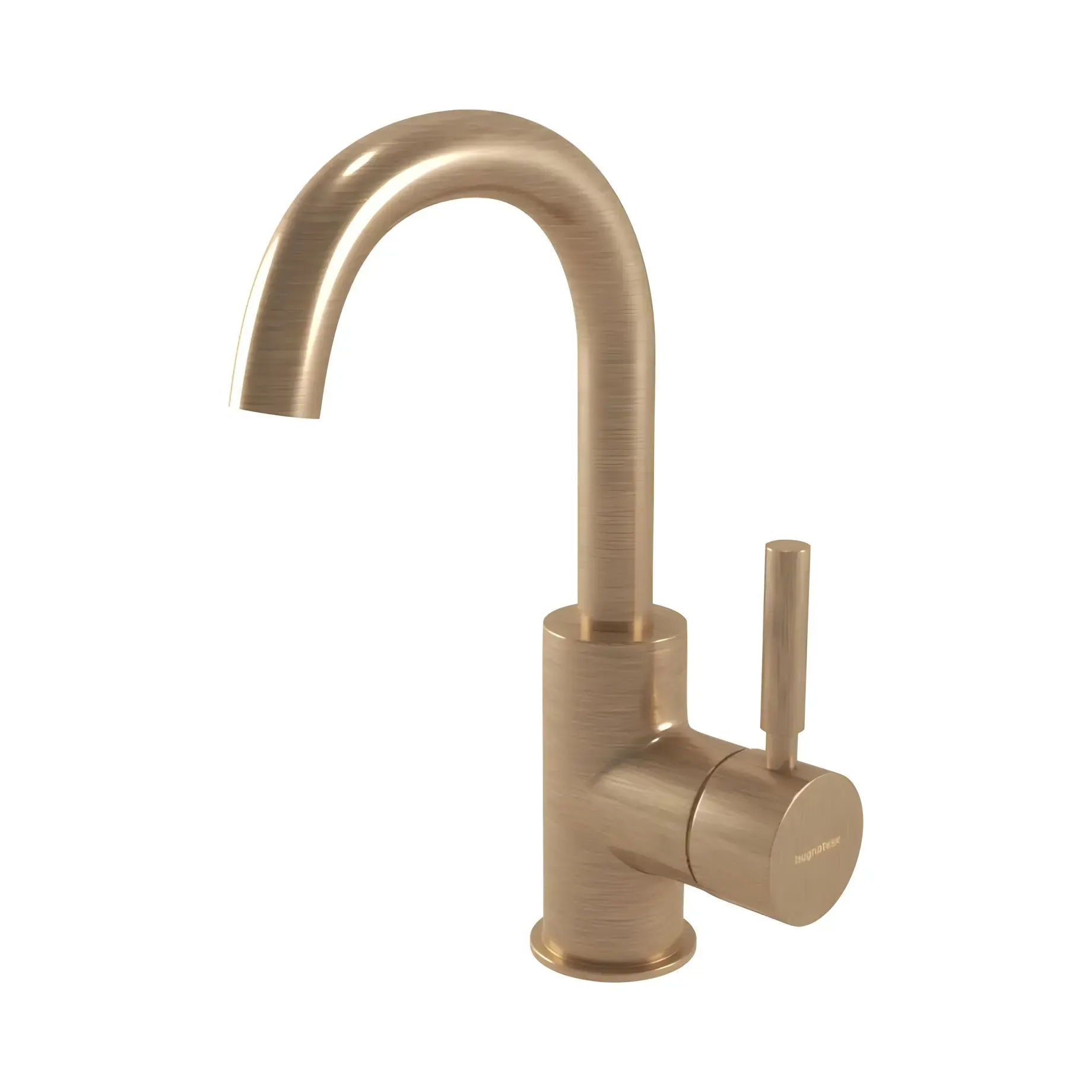 Змішувач для раковини Kobuk Bugnatese 2213BR Bronze — вид на білому тлі