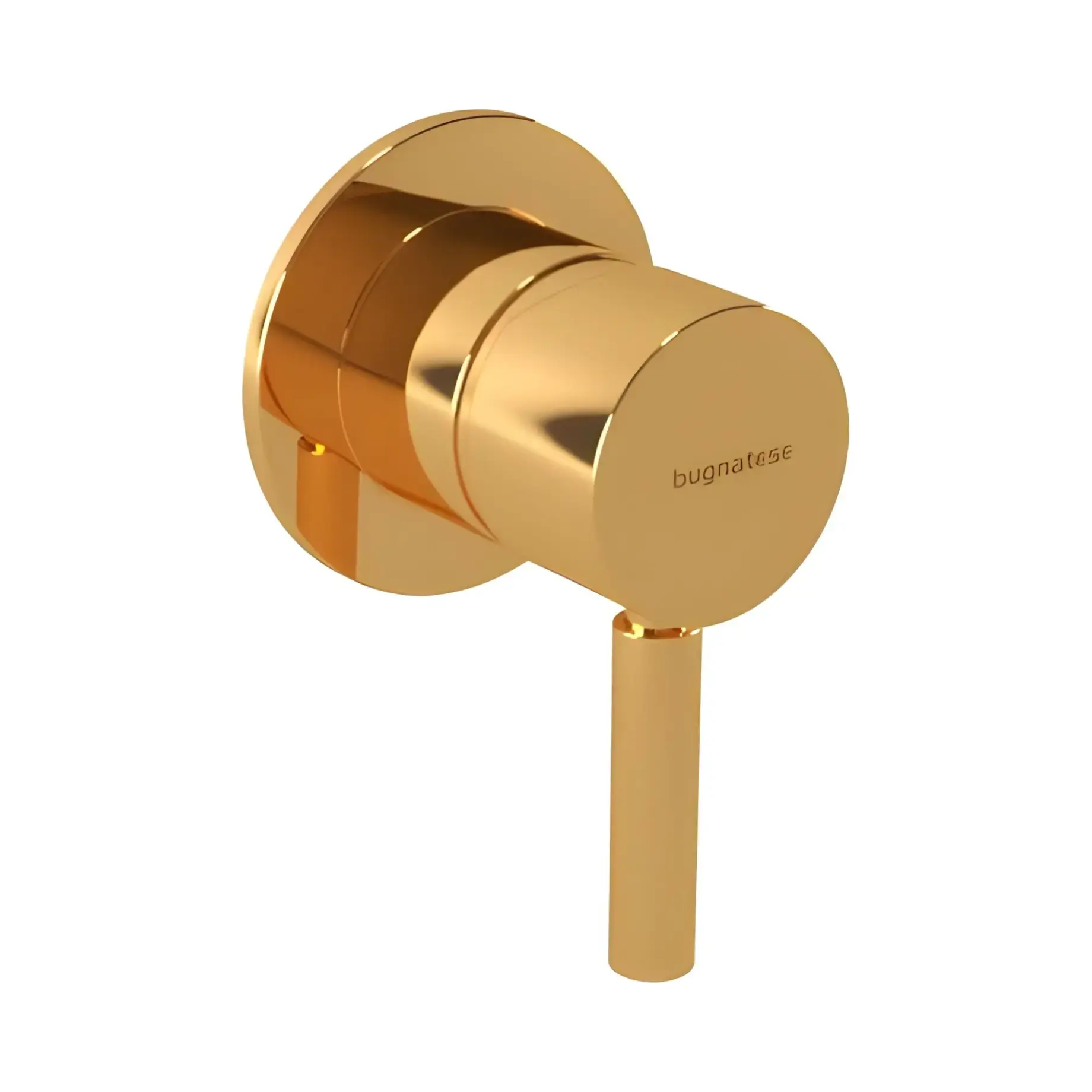 Змішувач для душу Kobuk Bugnatese 2230DO Gold — вид на білому тлі