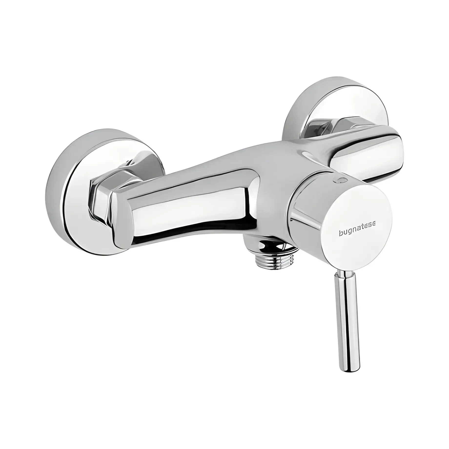 Змішувач для душу Kobuk Bugnatese 2238CR Chrome — вид на білому тлі